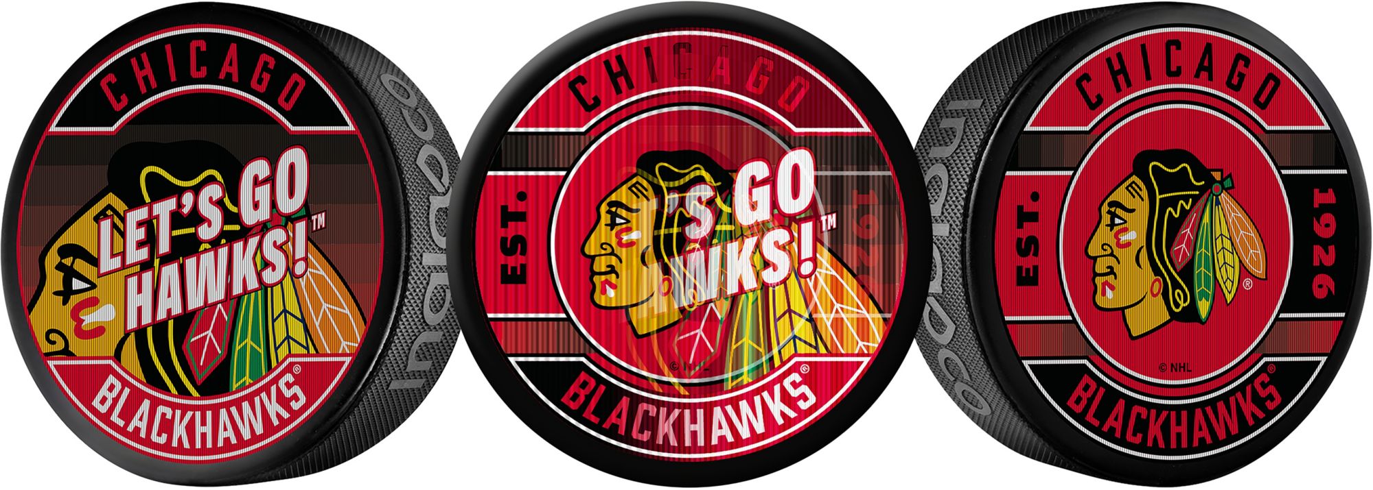 Inglasco Inc. Chicago Blackhawks Lenticular Puck Game Cube product image