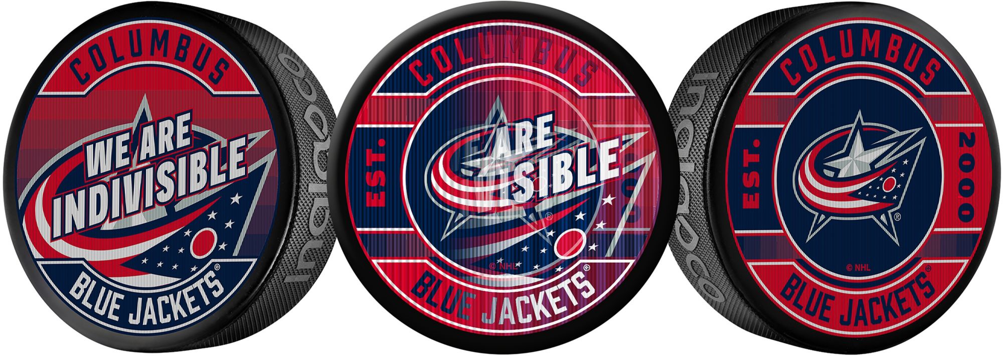 Inglasco Inc. Columbus Blue Jackets Lenticular Puck Game Cube product image