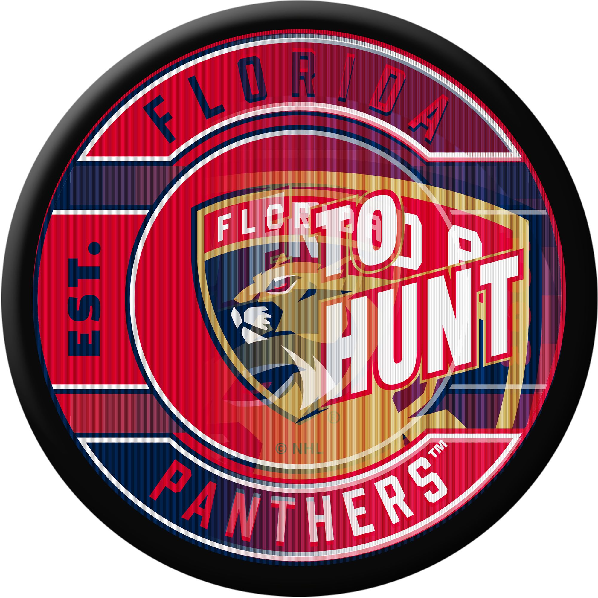 Inglasco Inc. Florida Panthers Lenticular Puck Game Cube product image