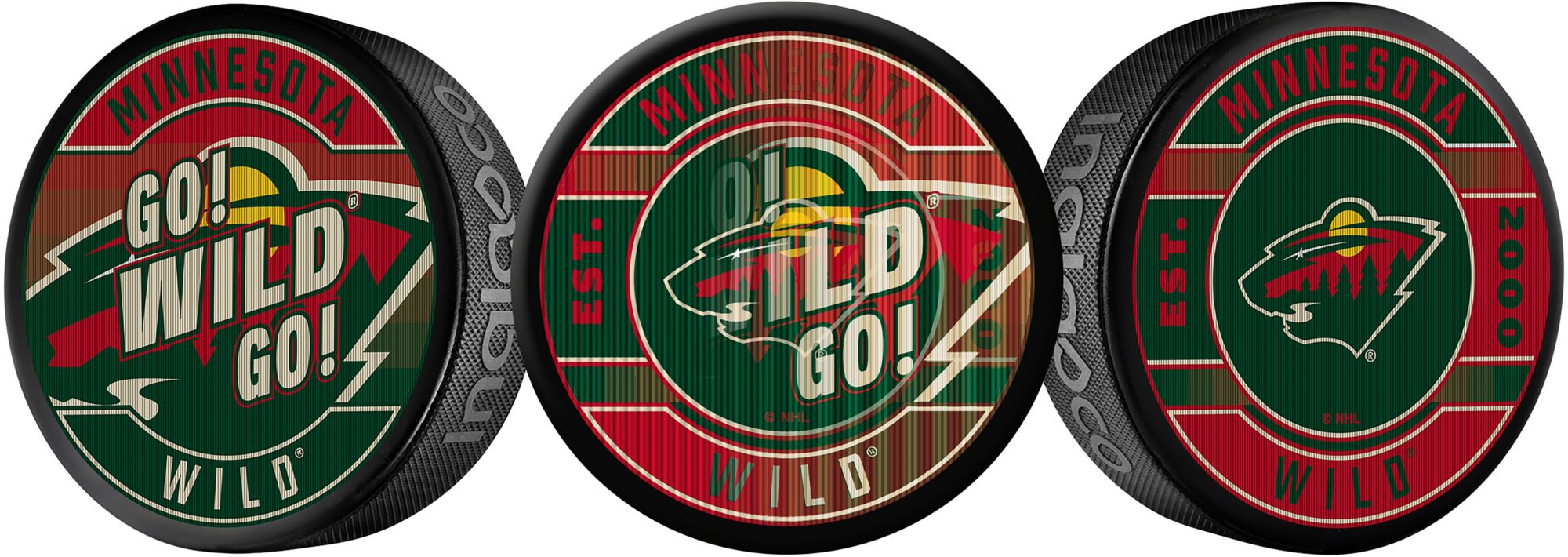 Inglasco Inc. Minnesota Wild Lenticular Puck Game Cube product image