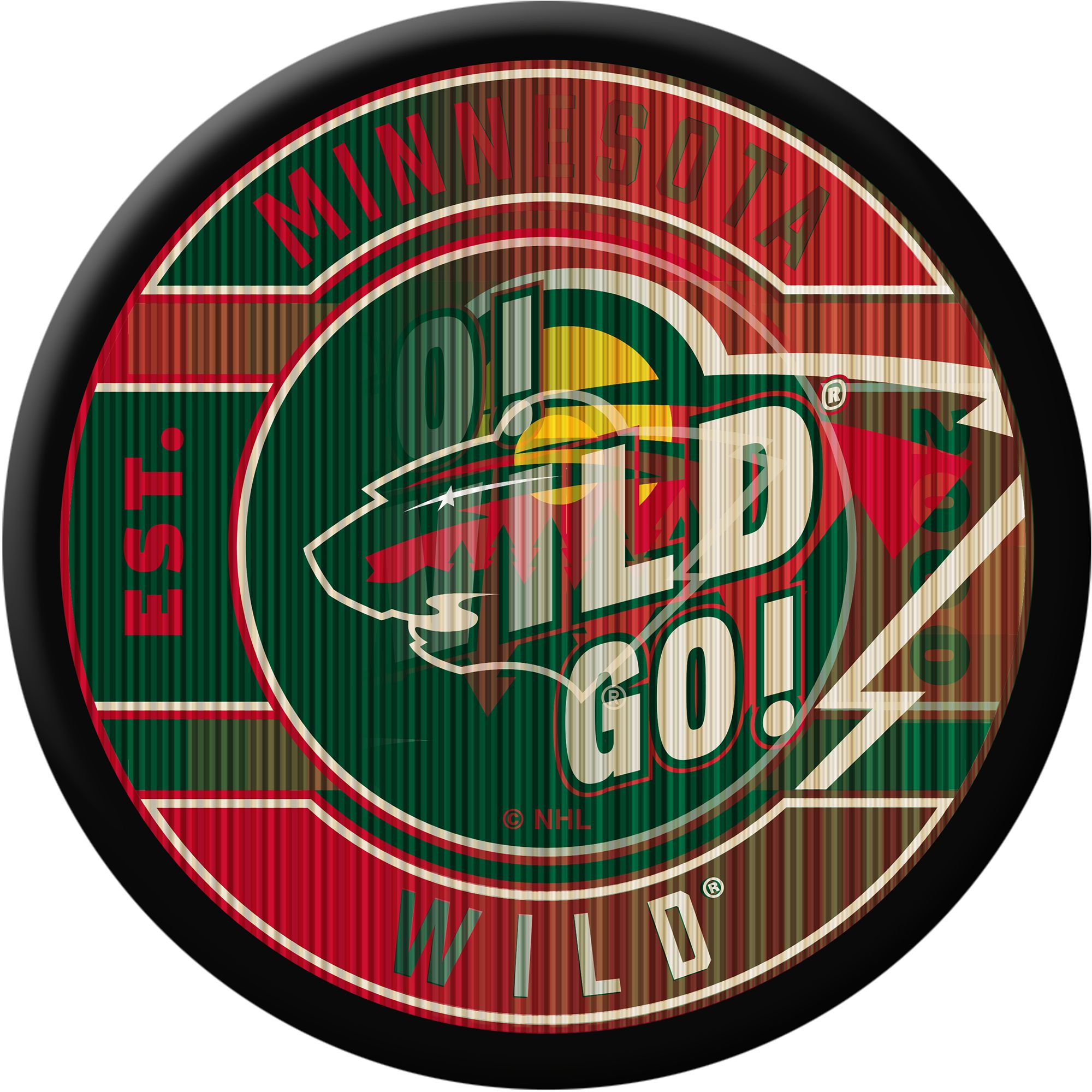 Inglasco Inc. Minnesota Wild Lenticular Puck Game Cube product image