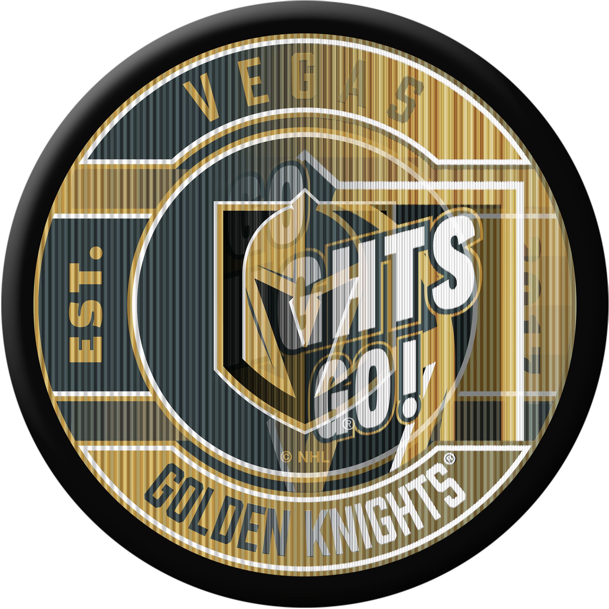 Inglasco Inc. Las Vegas Knights Lenticular Puck Game Cube product image