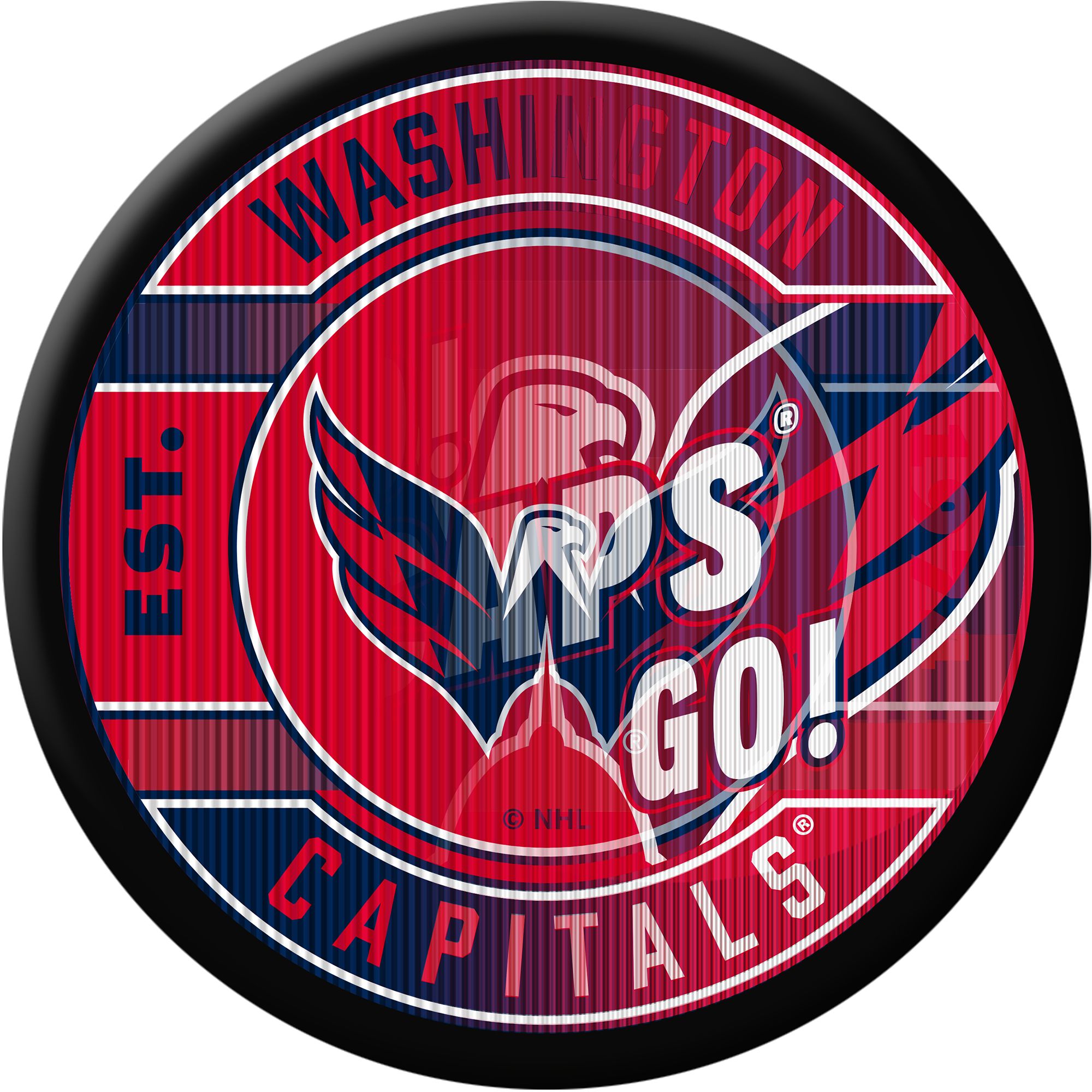 Inglasco Inc. Washington Capitals Lenticular Puck Game Cube product image
