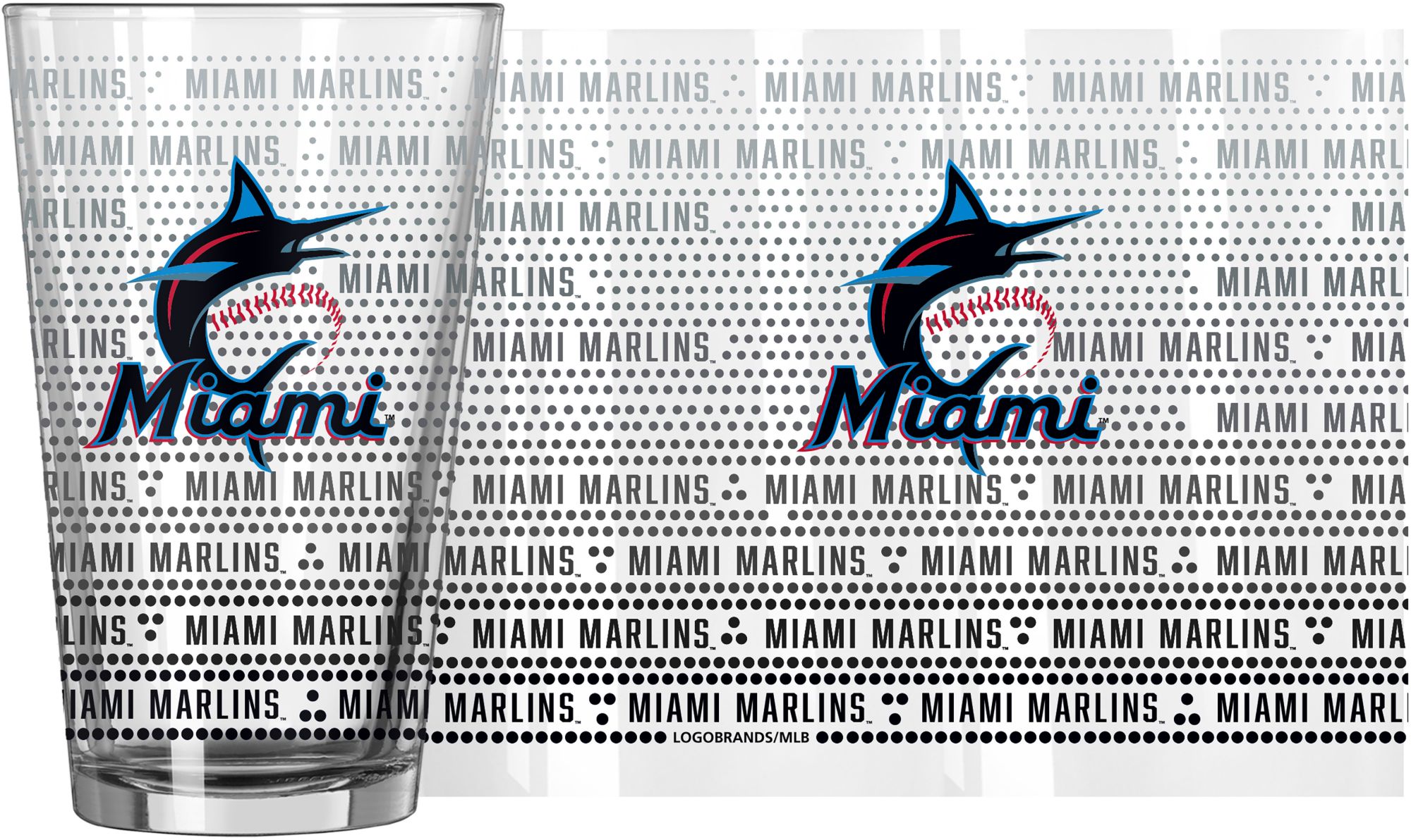 Logo Miami Marlins  16oz. Chant Pint Glass product image