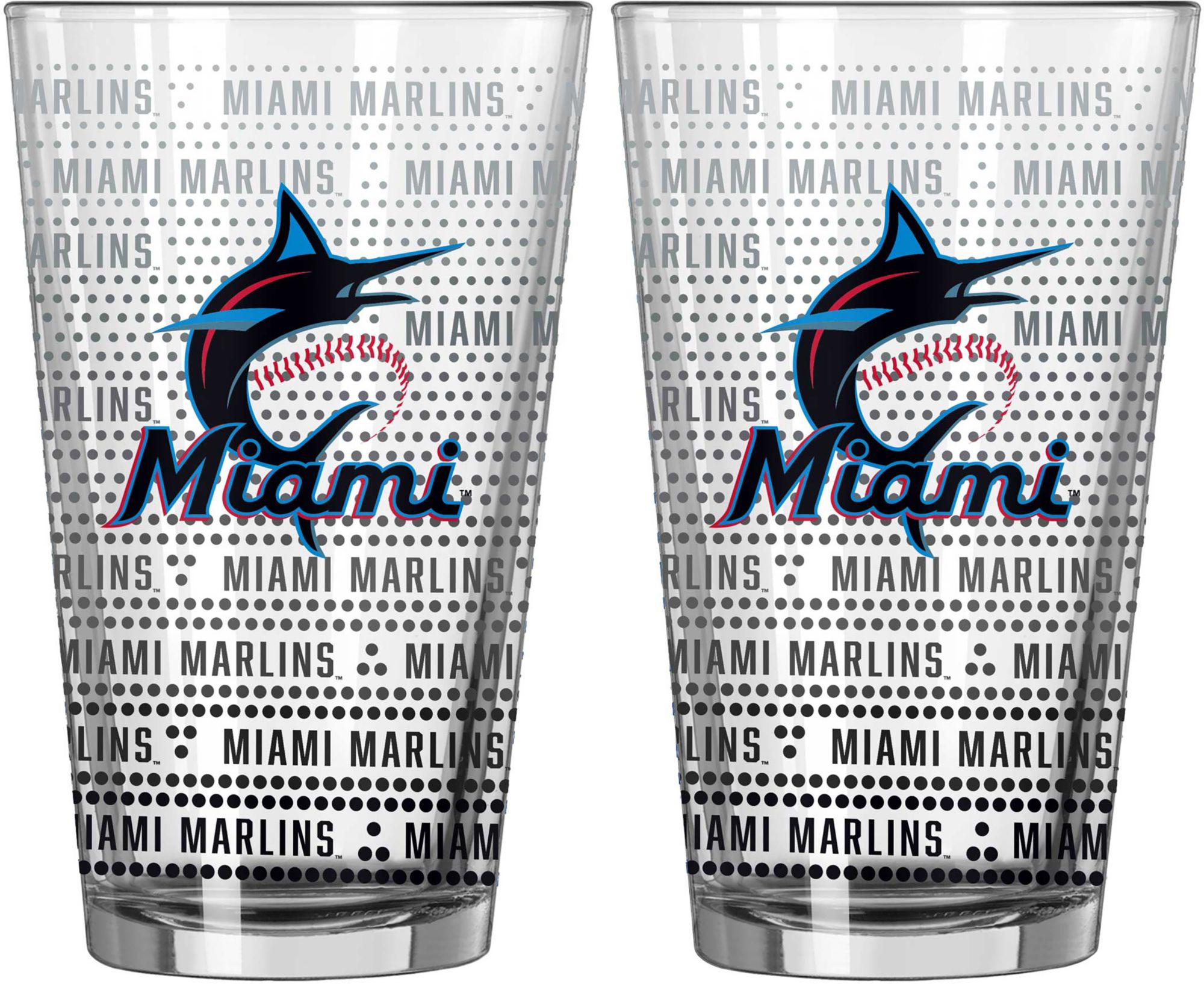 Logo Miami Marlins  16oz. Chant Pint Glass product image