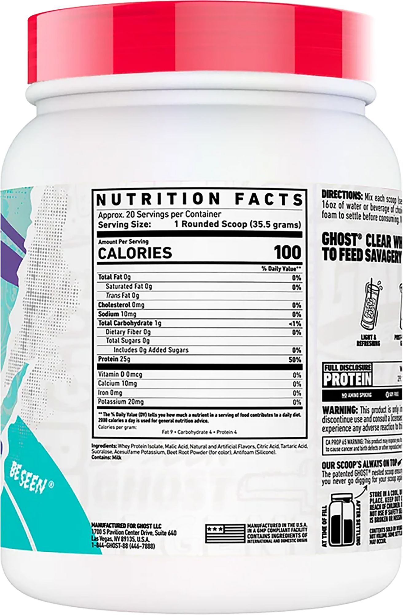 GHOST Clear Whey - 20 Servings product image