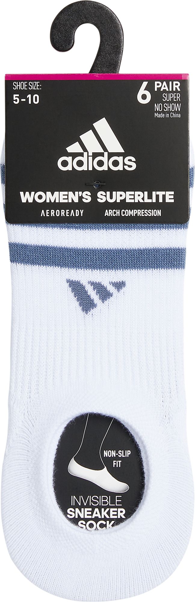 adidas Superlite Super No-Show Socks - 6 Pack product image