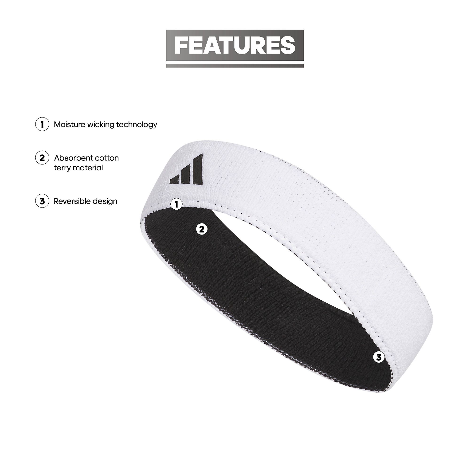 adidas Interval Reversible 2.0 Headband product image