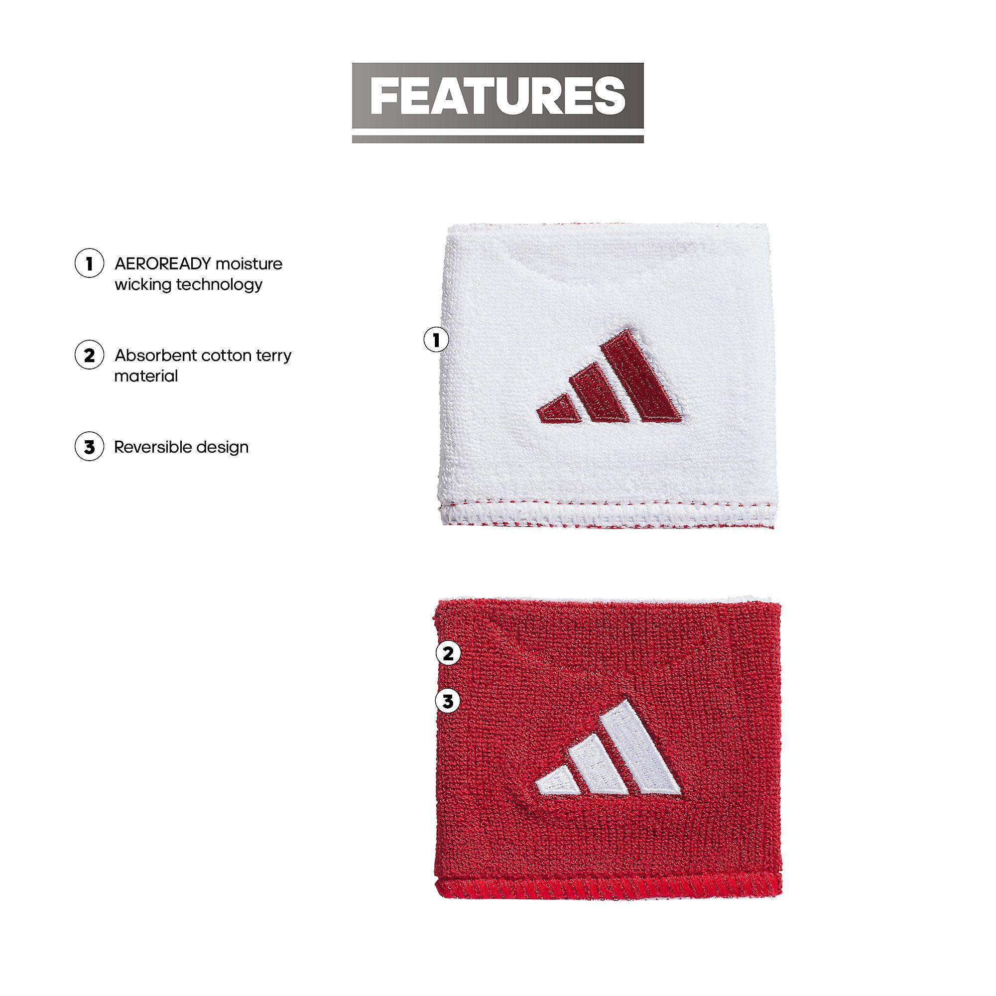 adidas Interval Reversible 2.0 Wristband product image