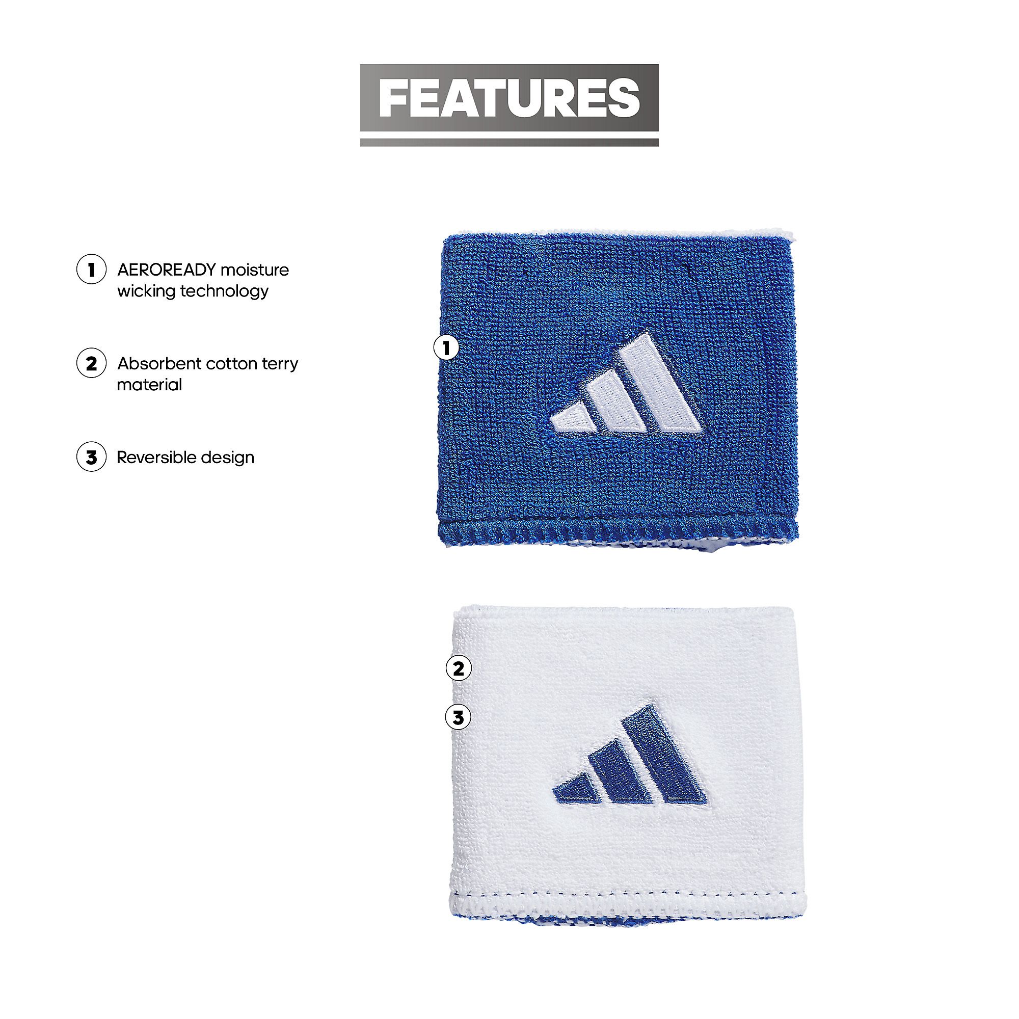 adidas Interval Reversible 2.0 Wristband product image