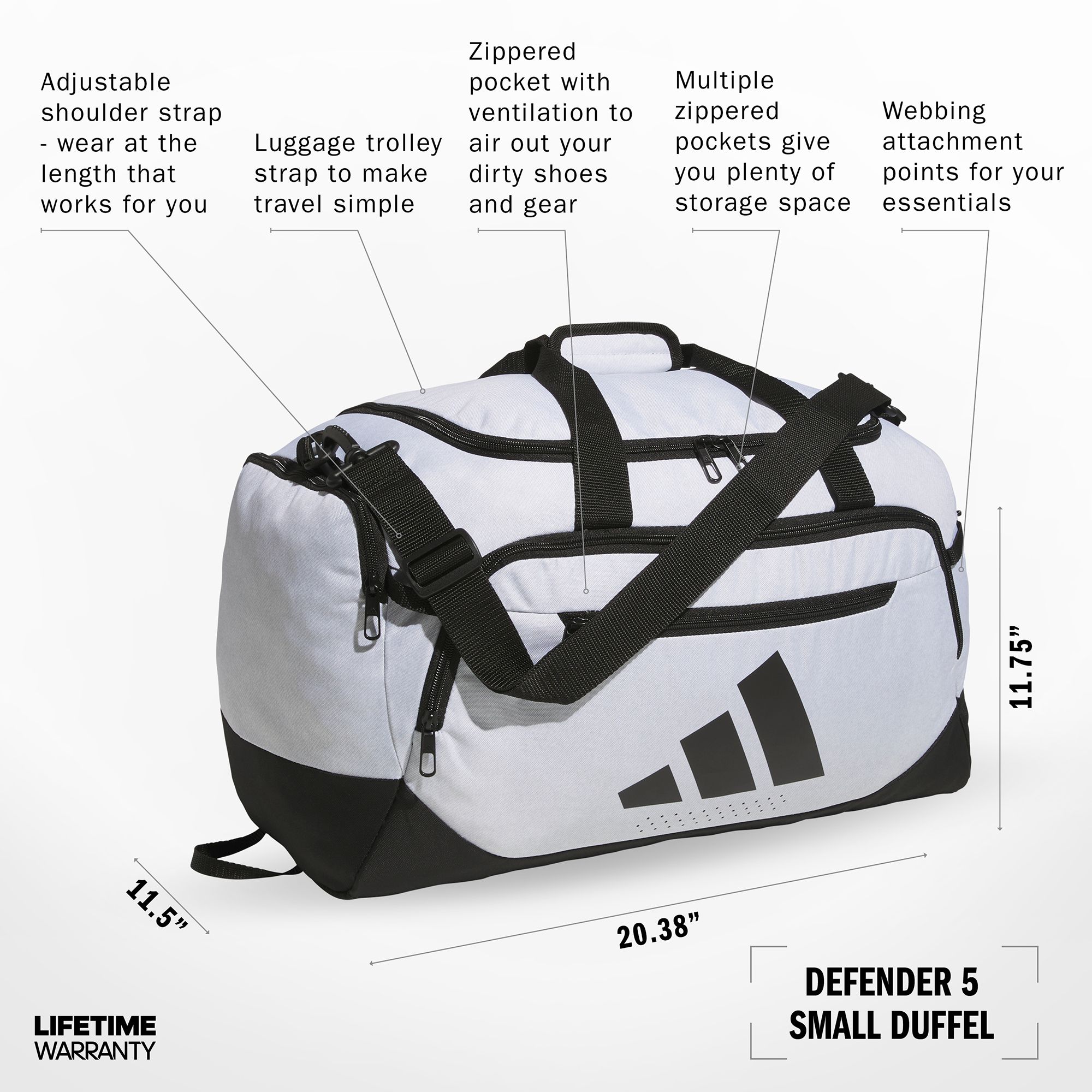 adidas Defender 5 Small Duffel Bag product image