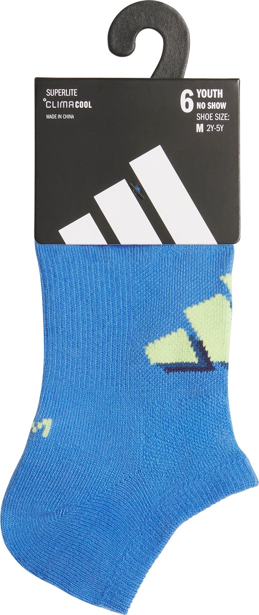 adidas Youth Superlite Classic 2.0 No Show Socks - 6 Pack product image