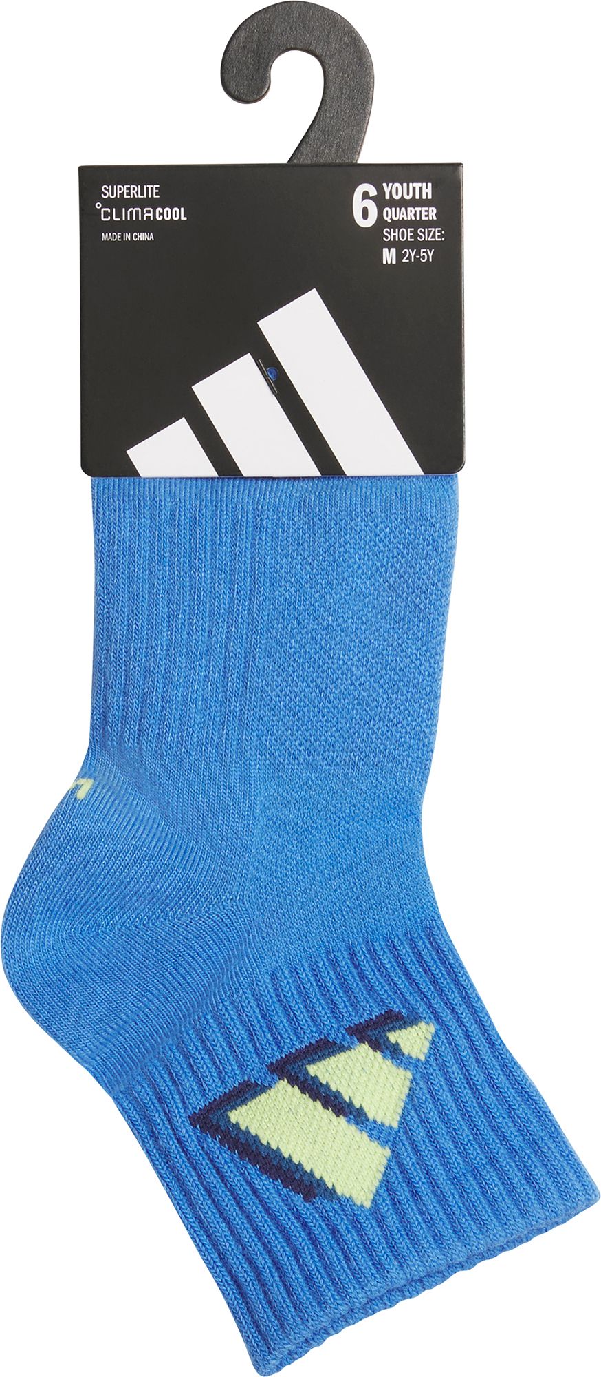 adidas Youth Superlite Classic 2.0 Quarter Socks - 6 Pack product image