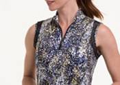 EPNY Women's Sleeves Layered Multi Print Golf Polo product image