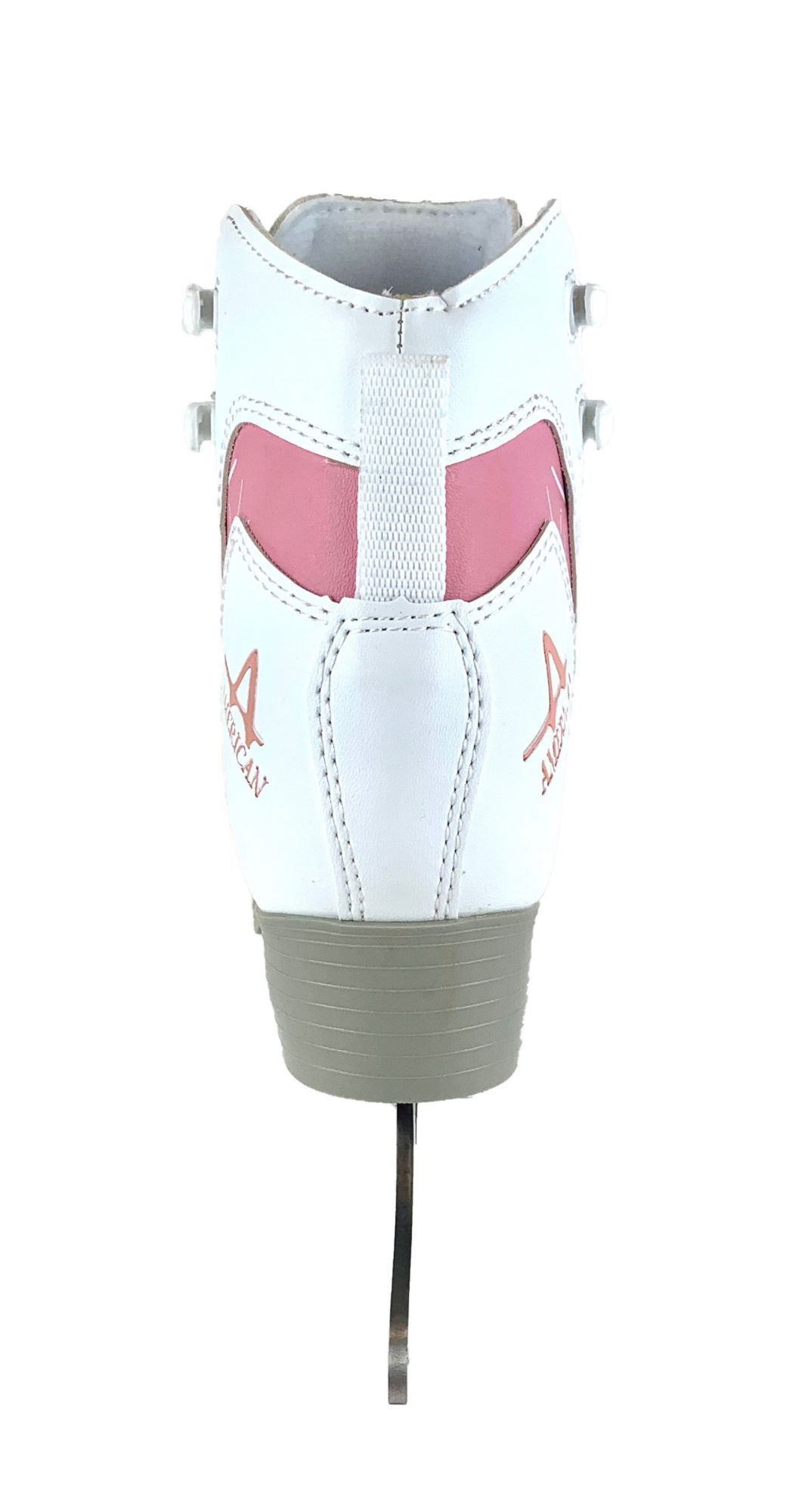 American Athletic Shoe Girls' Soft Boot Pink Trim Figure Skates product image