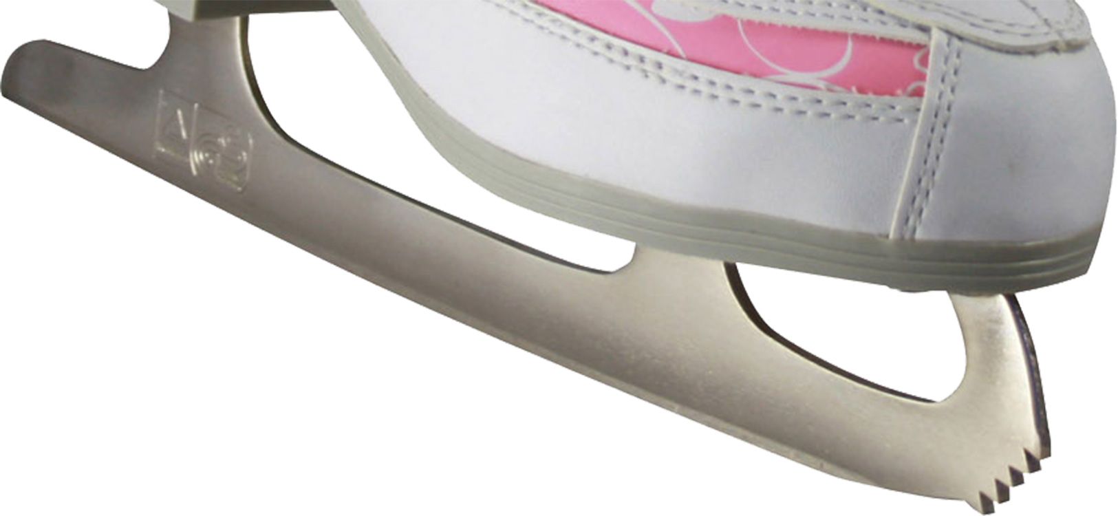 American Athletic Shoe Girls' Soft Boot Pink Trim Figure Skates product image