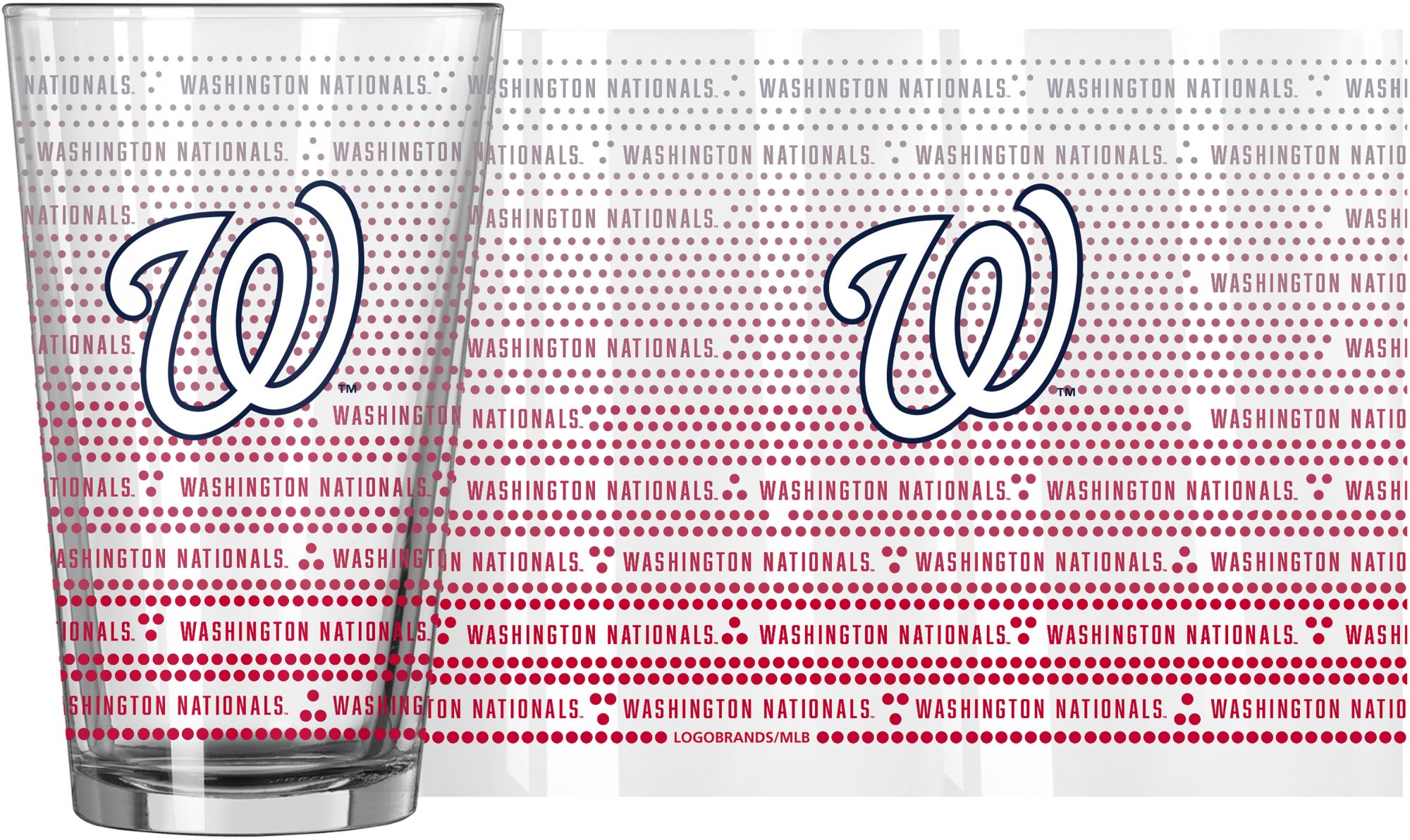 Logo Washington Nationals  16oz. Chant Pint Glass product image