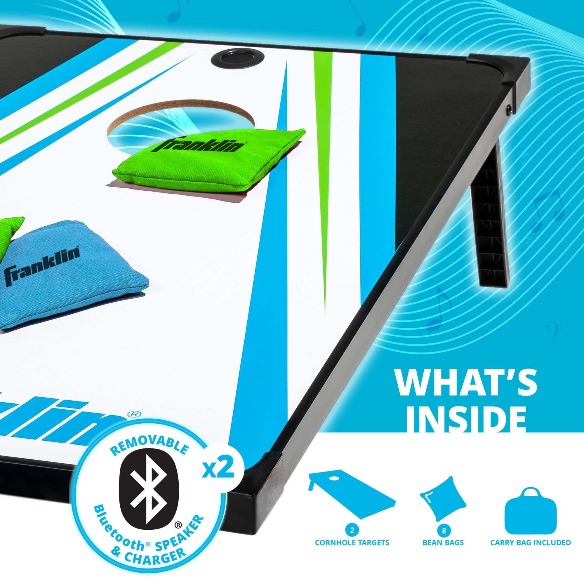 Franklin Sports Cornhole Bluetooth Set product image