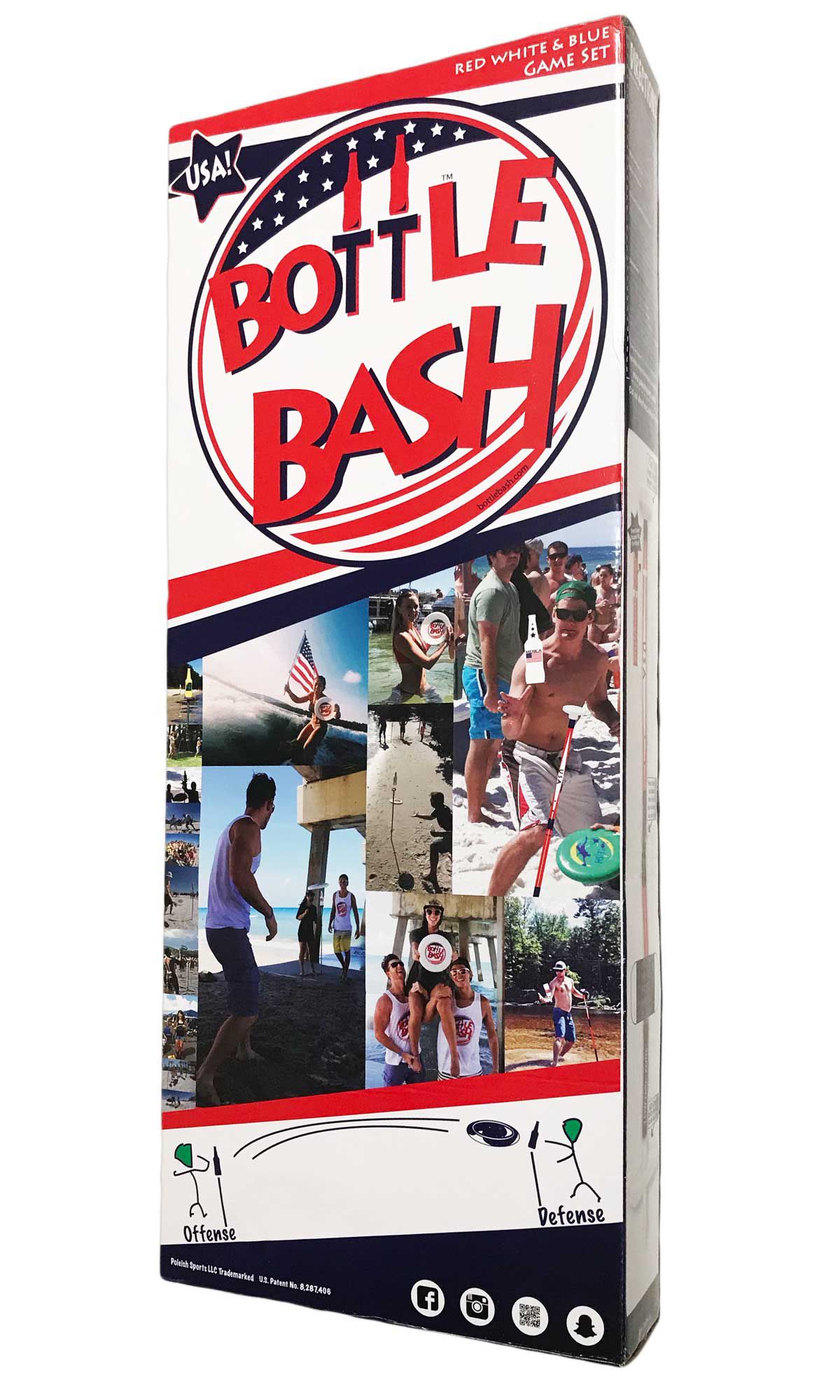 Poleish Sports Bottle Bash USA Game Set