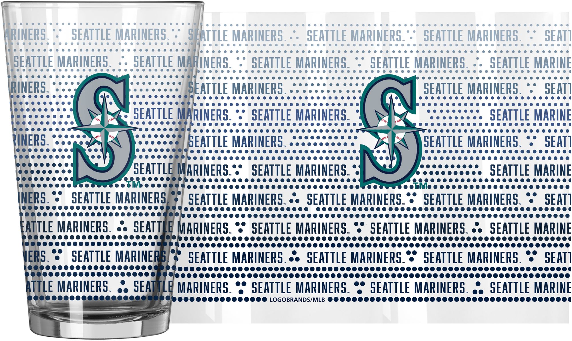 Logo Seattle Mariners  16oz. Chant Pint Glass product image