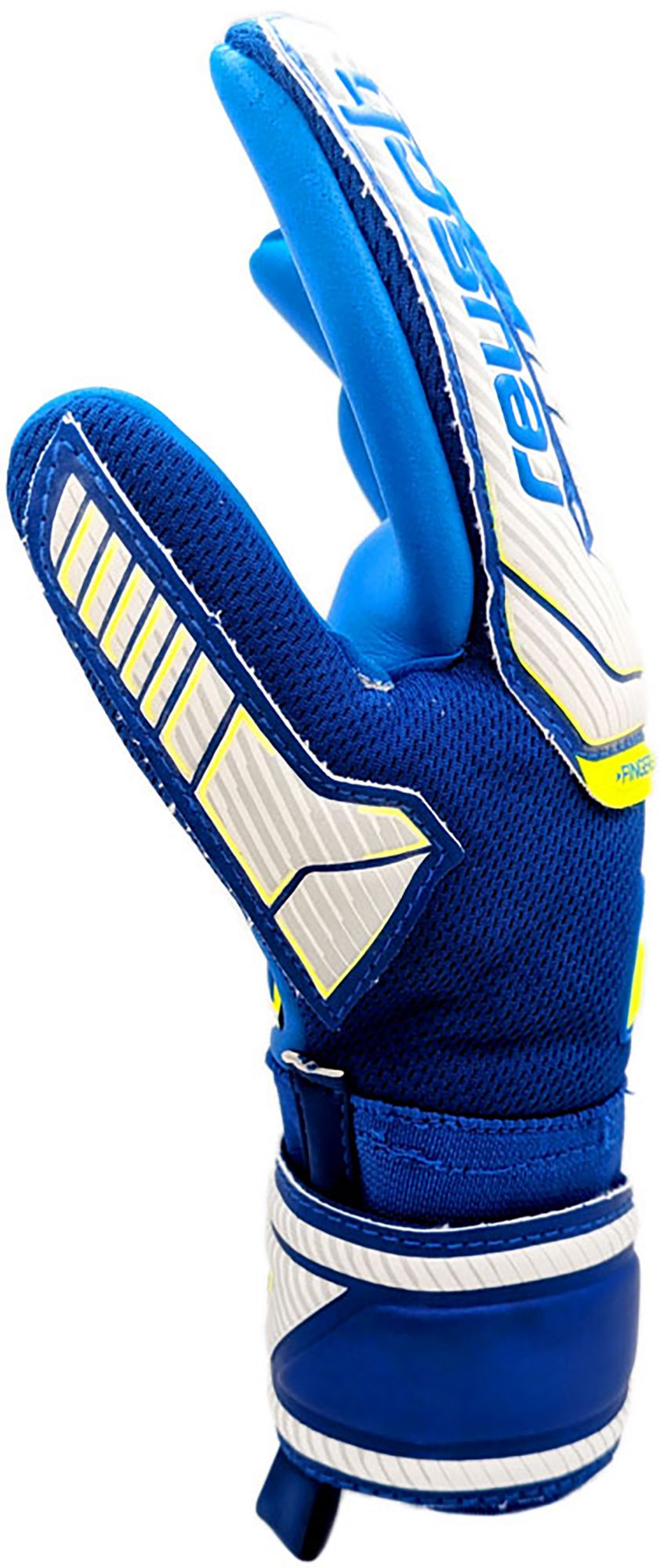 Reusch Attrakt Grip Evolution Finger Support Junior Soccer Goalkeeper Gloves product image