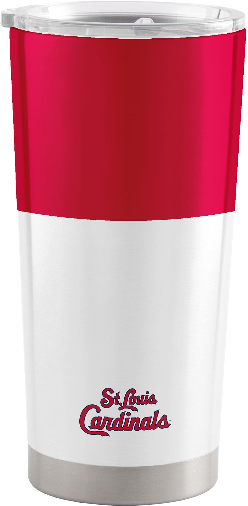 Logo Brands St. Louis Cardinals 20 oz. Stainless Steel Colorblock Tumbler product image