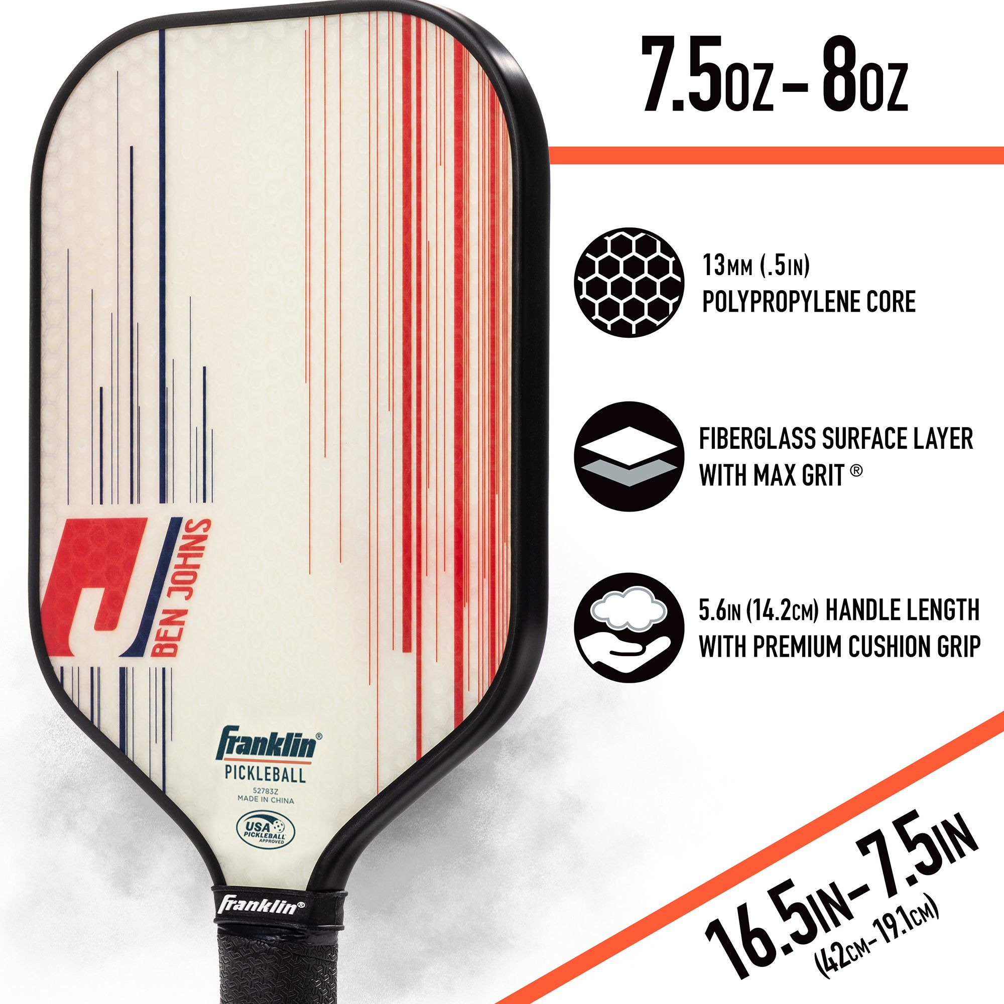 Franklin Ben Johns 13mm Pickleball Paddle