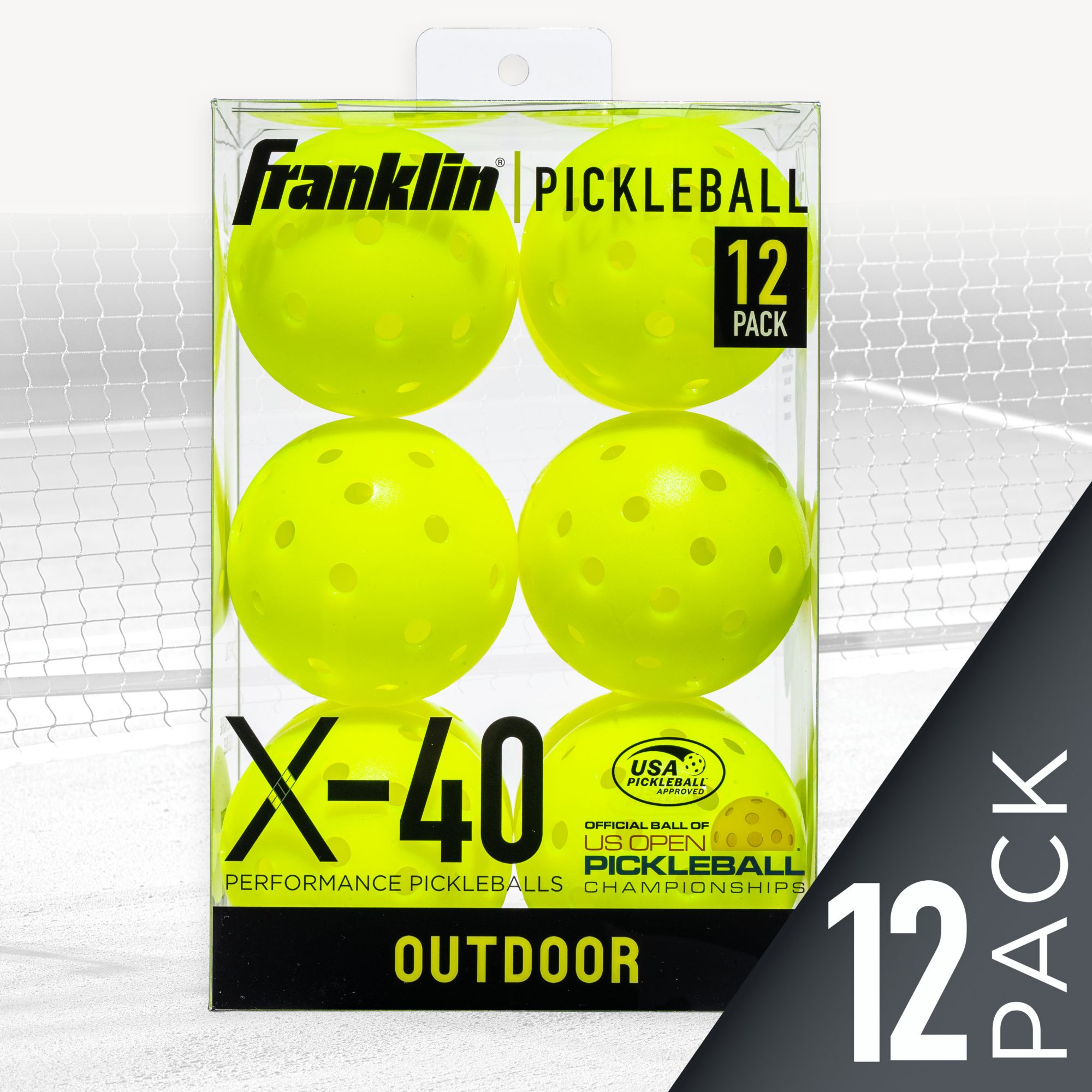 Franklin X-40 Performance Outdoor Pickleball Balls- 12 Pack product image