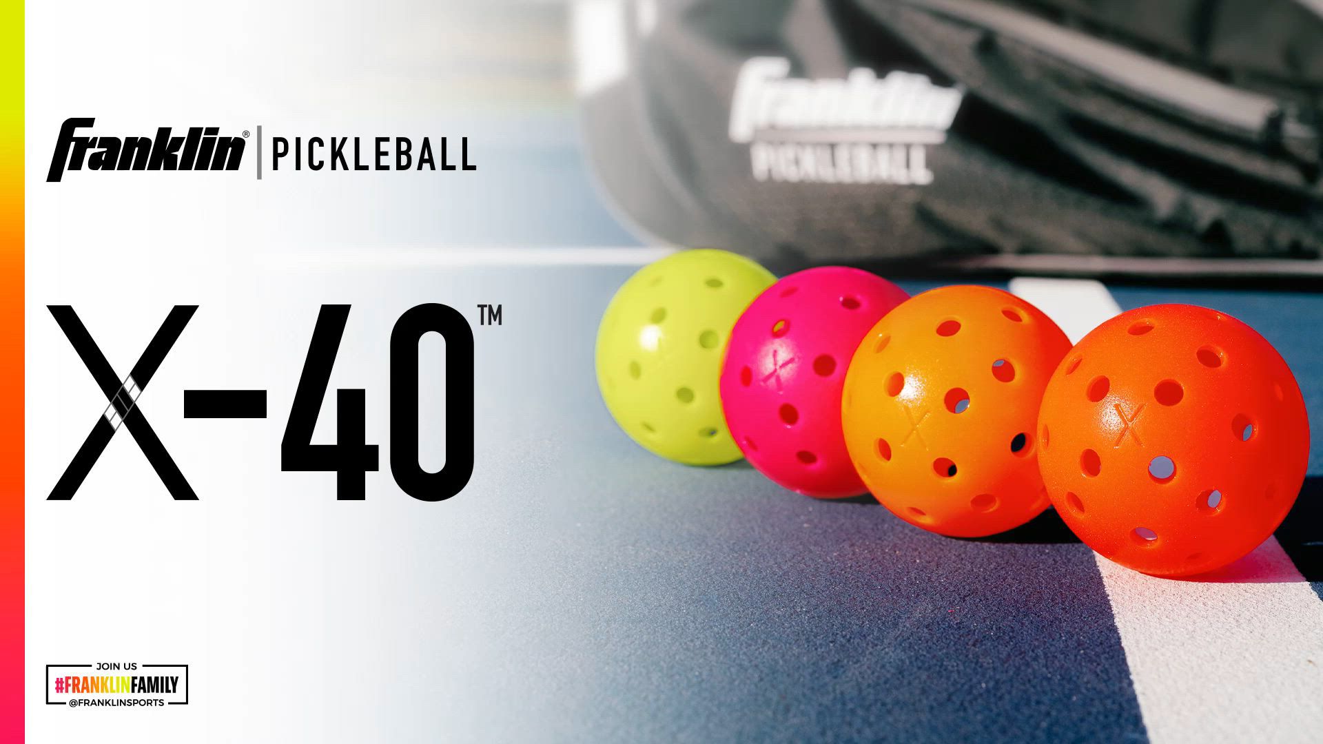 Franklin X-40 Performance Outdoor Pickleball Balls- 12 Pack product
