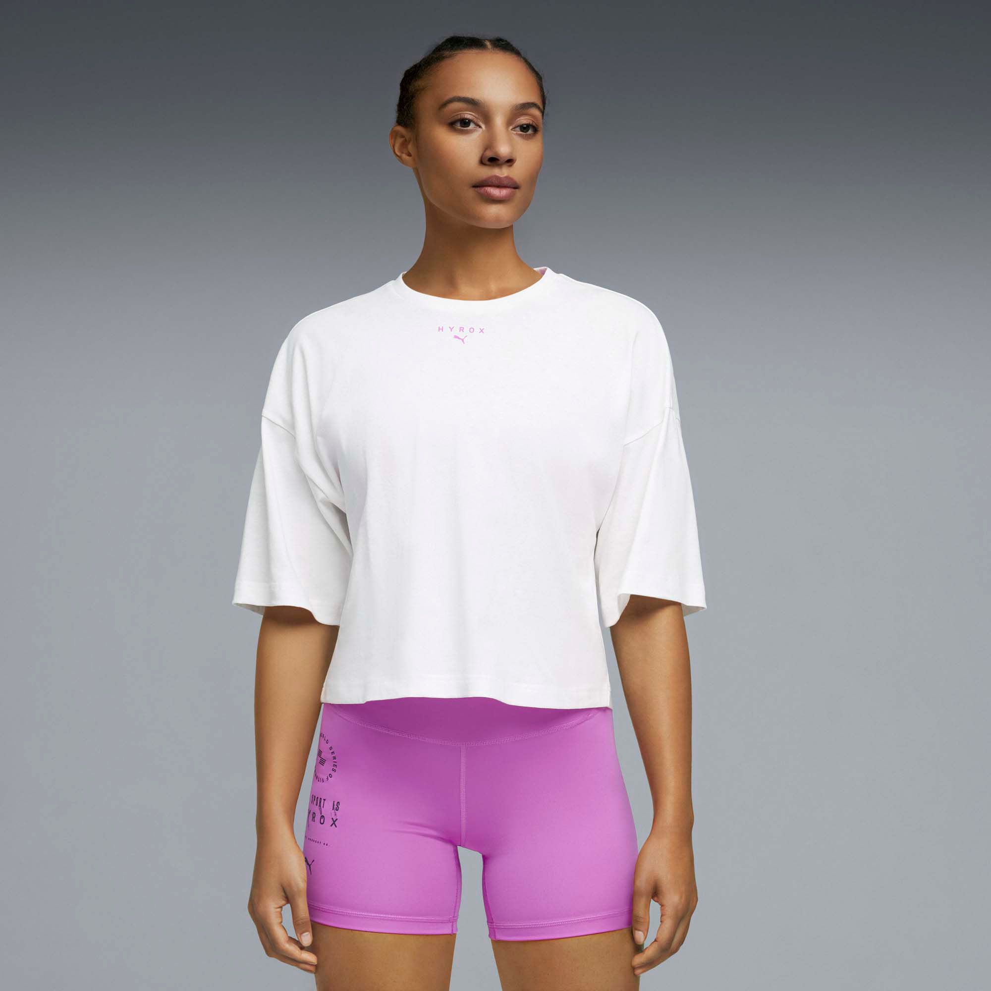 PUMA x HYROX Women's Cropped Graphic Tee product image