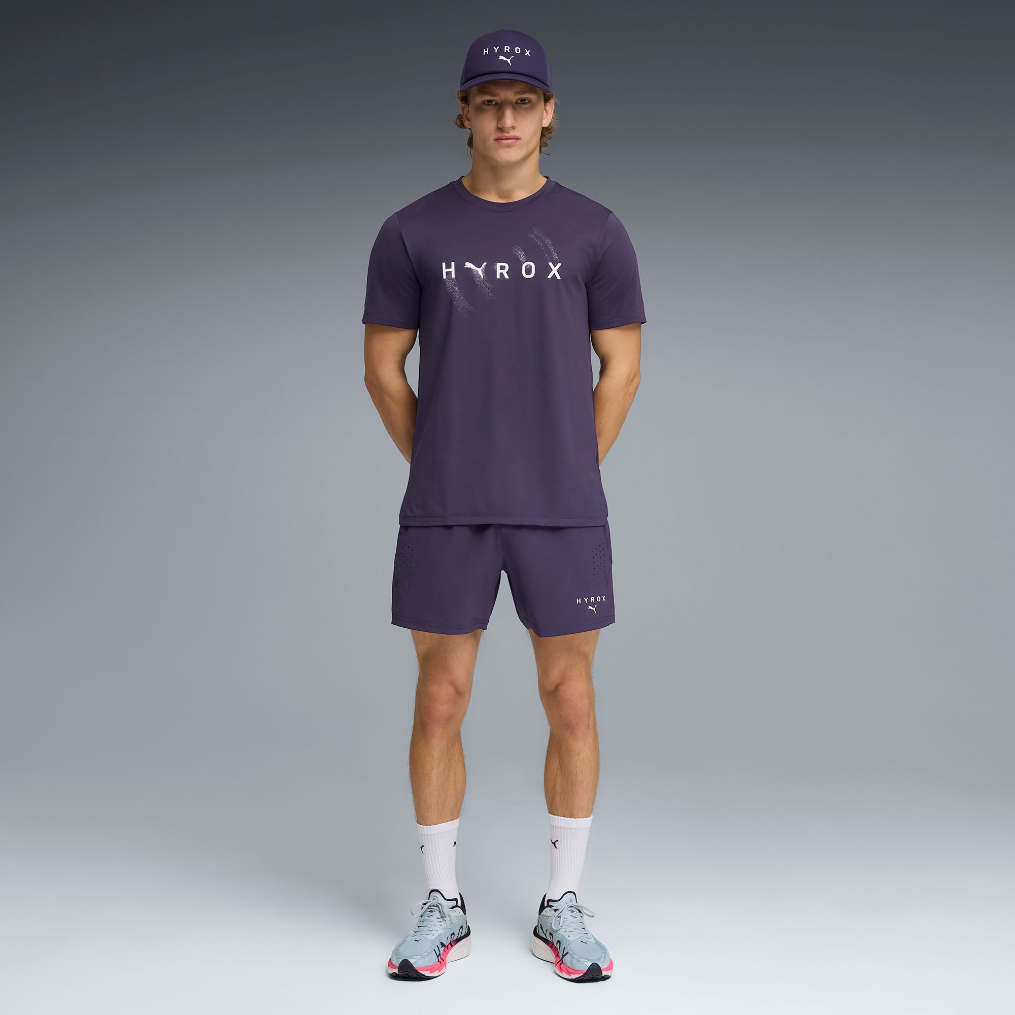 PUMA x HYROX Men's CLOUDSPUN THERMOADAPT Graphic T-Shirt product image