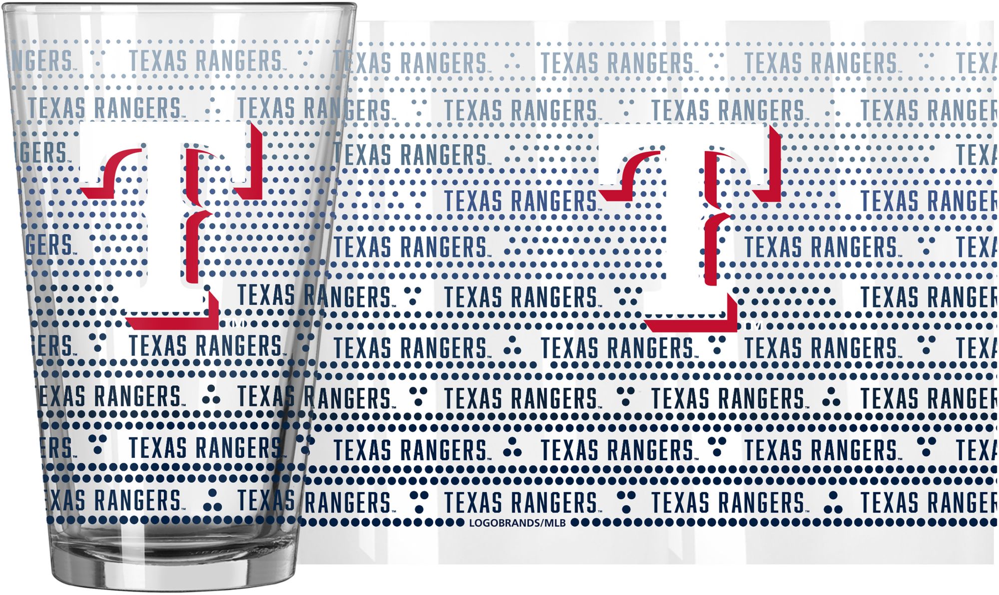 Logo Texas Rangers  16oz. Chant Pint Glass product image