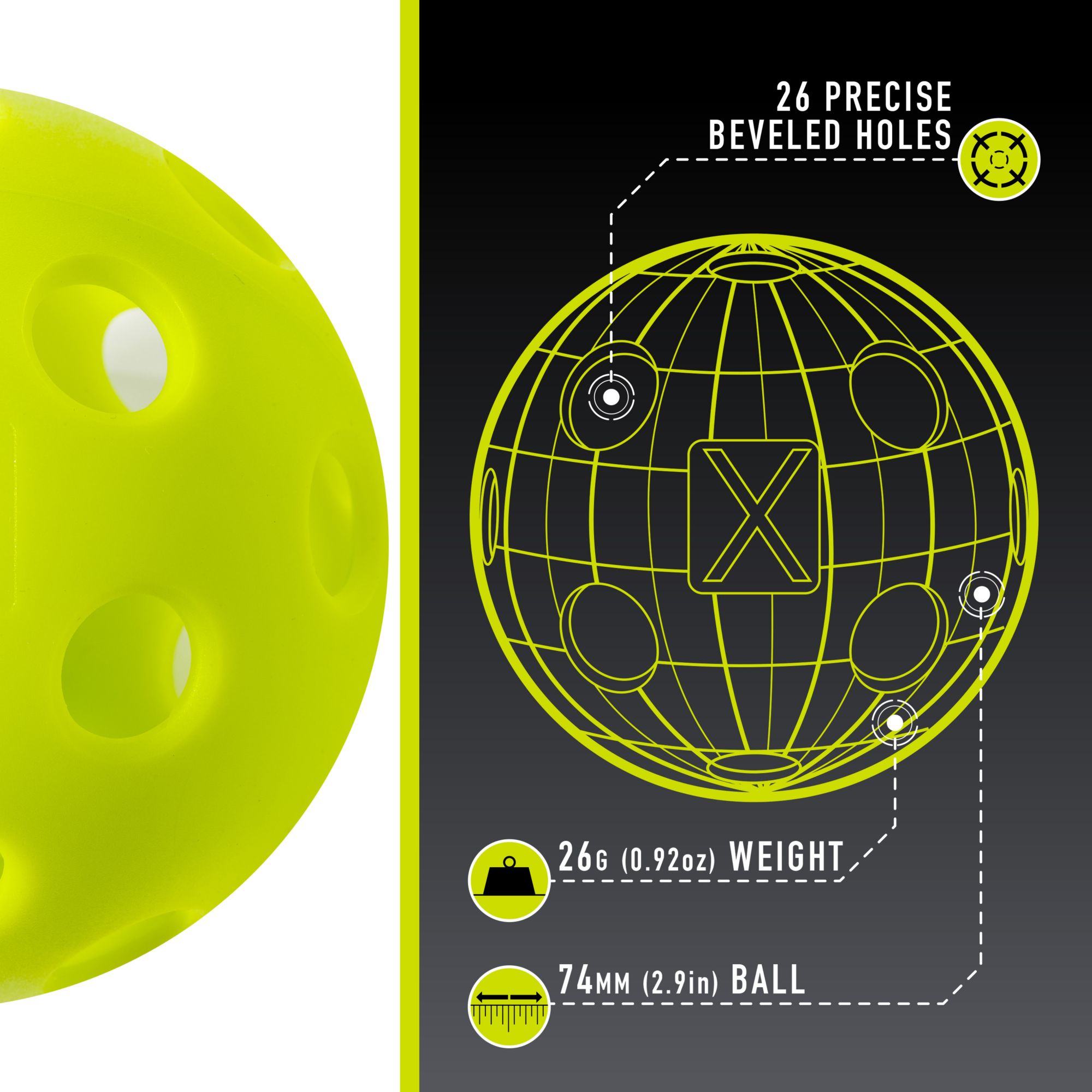 Franklin X-26 Pickleballs – 3 Pack product image