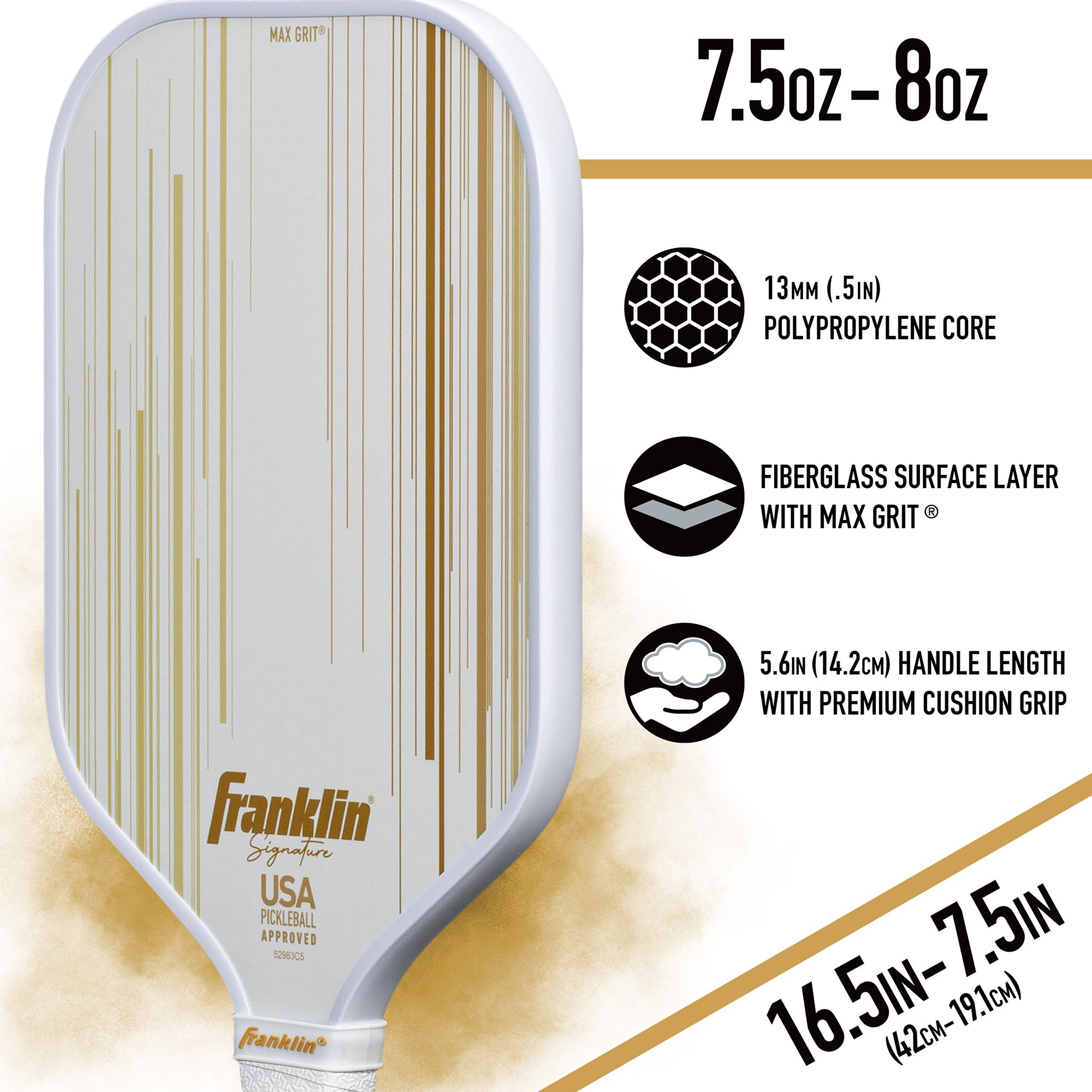 Franklin Signature Pro 13mm Pickleball Paddle product image