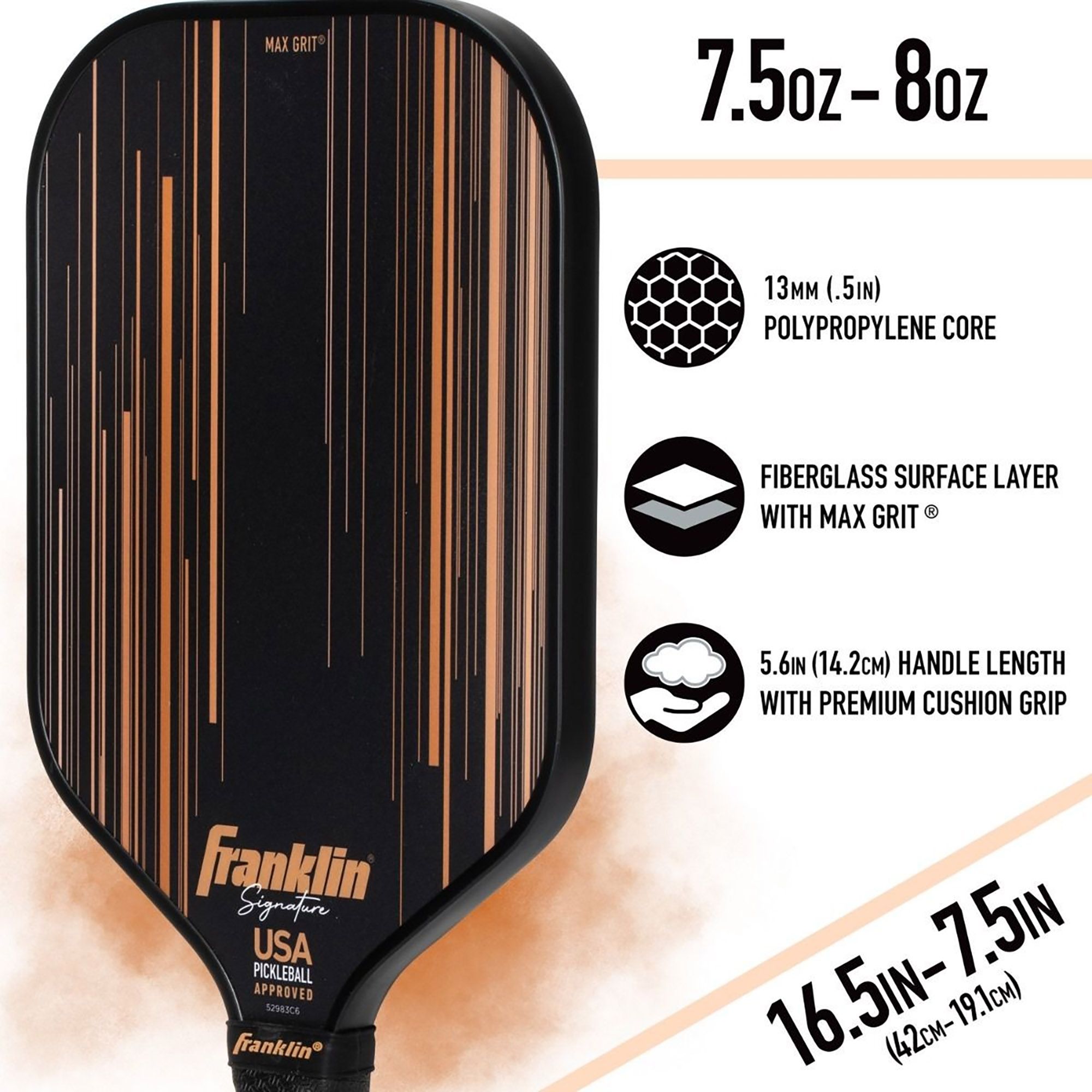 Franklin Signature Pro 13mm Pickleball Paddle product image