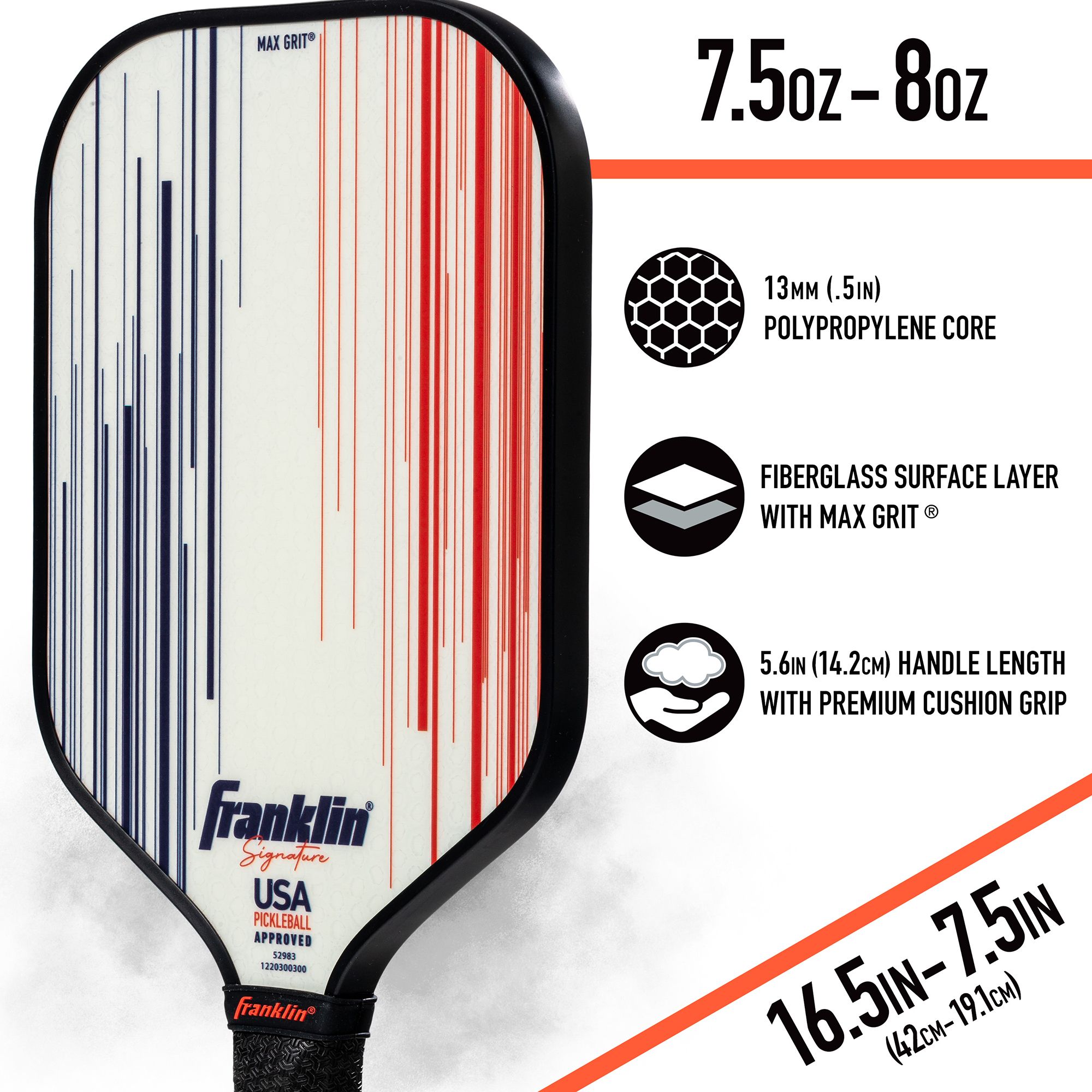 Franklin Signature Pro 13mm Pickleball Paddle product image