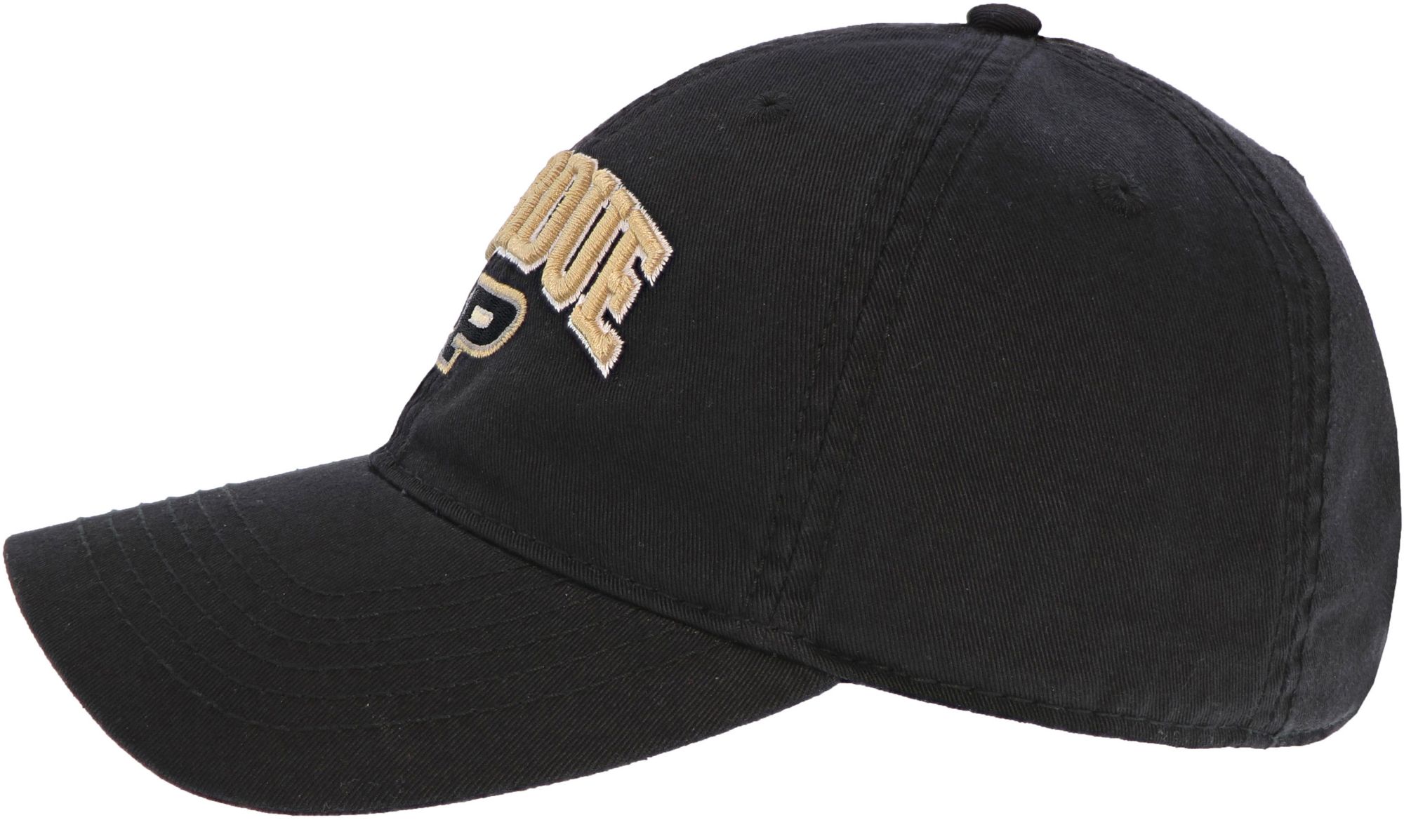 League-Legacy Men's Purdue Boilermakers Relaxed Twill Adjustable Black Hat