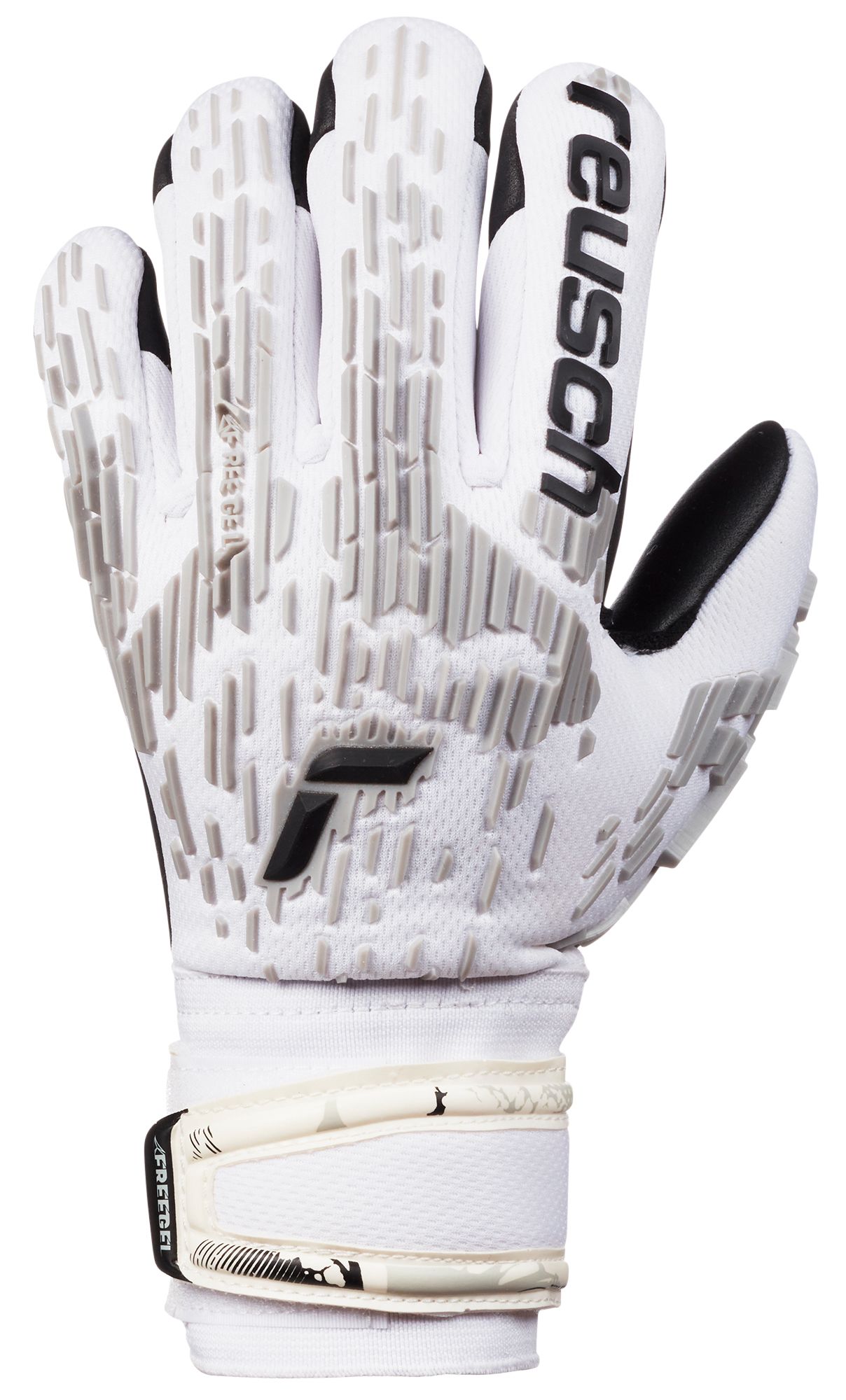 Reusch Adult Attrakt Freegel Silver Finger Support Goalkeeper Gloves product image