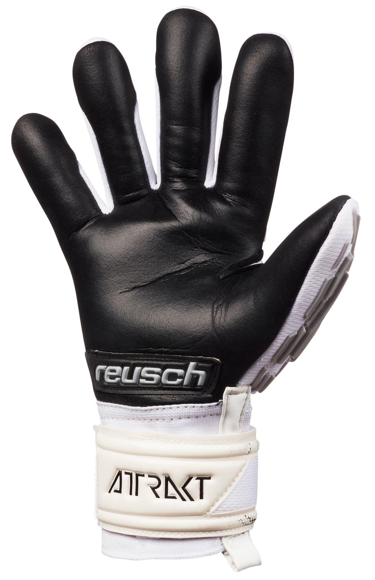 Reusch Adult Attrakt Freegel Silver Finger Support Goalkeeper Gloves product image