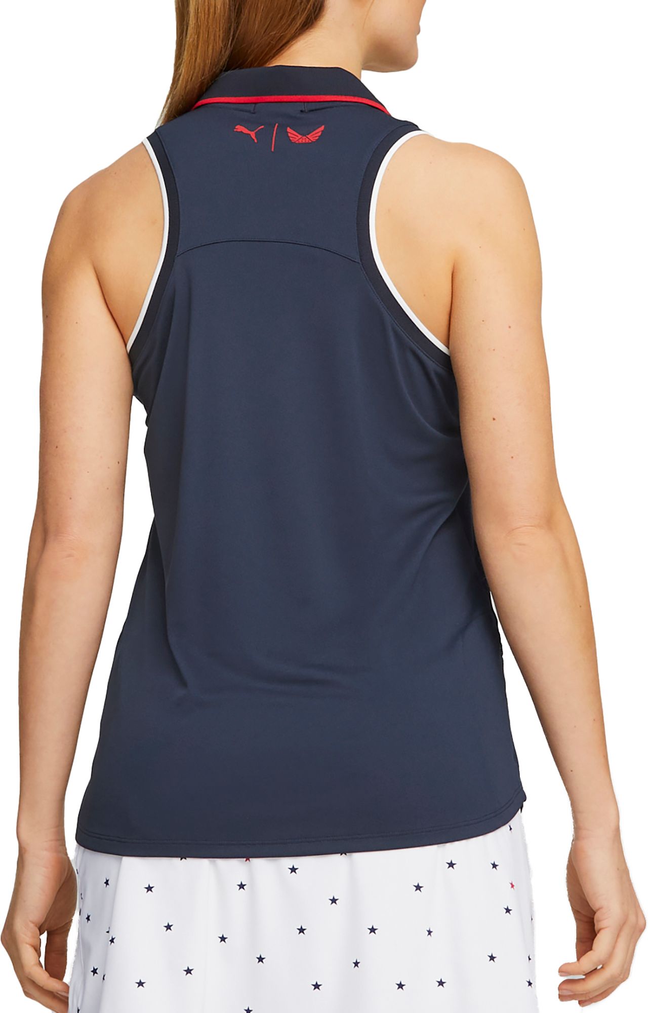 PUMA Women's Volition Rosie Sleeveless Golf Polo