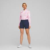 PUMA Women's Long Sleeve 1/4 Zip YouV Cloud Golf Shirt product image
