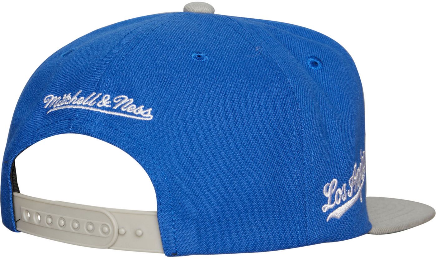 Mitchell Ness Los Angeles Dodgers Blue Cooperstown Evergreen Snapback Hat Dick s Sporting Goods
