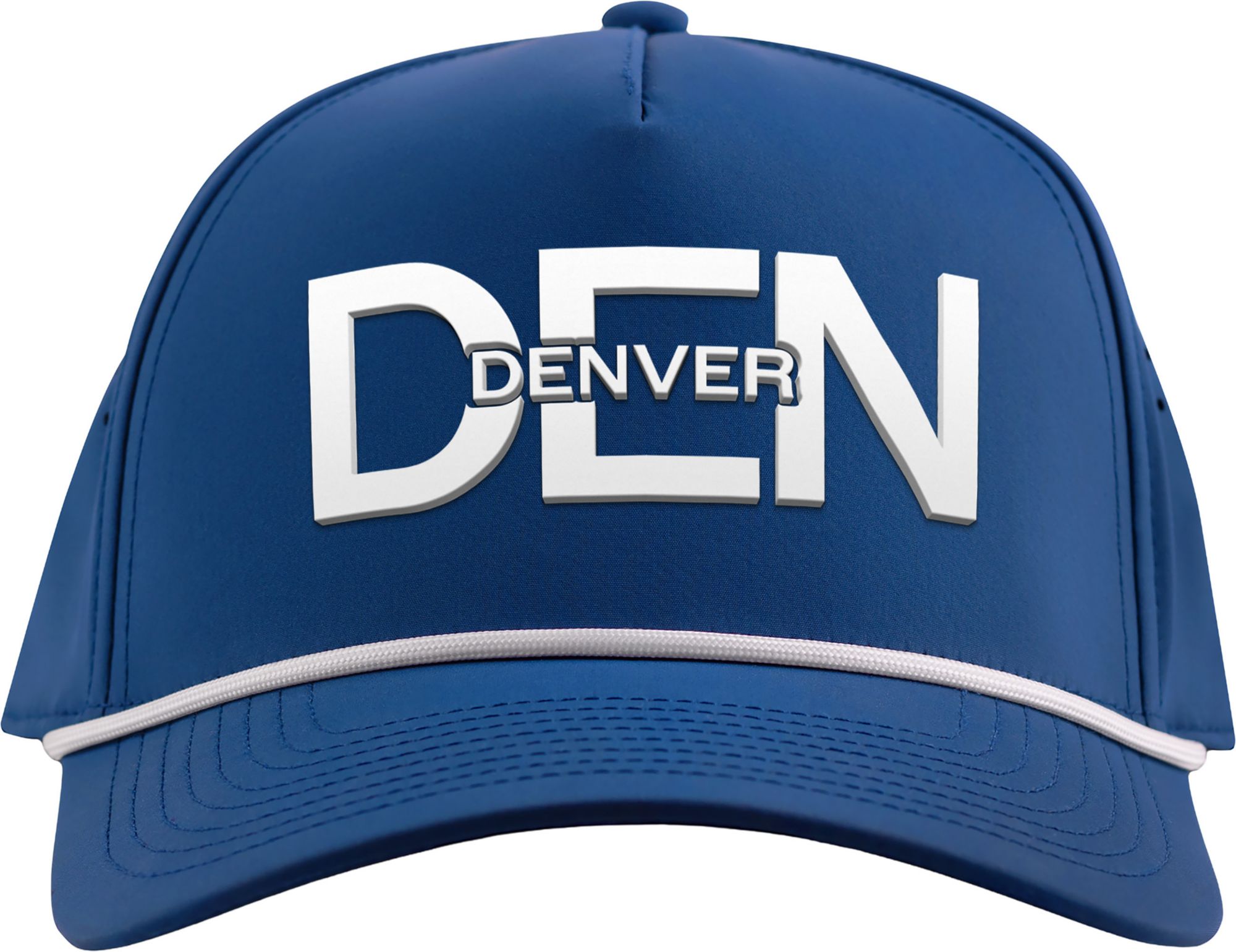 Branded Bills Adult Denver Blue Block Patch Rope Adjustable Hat product image