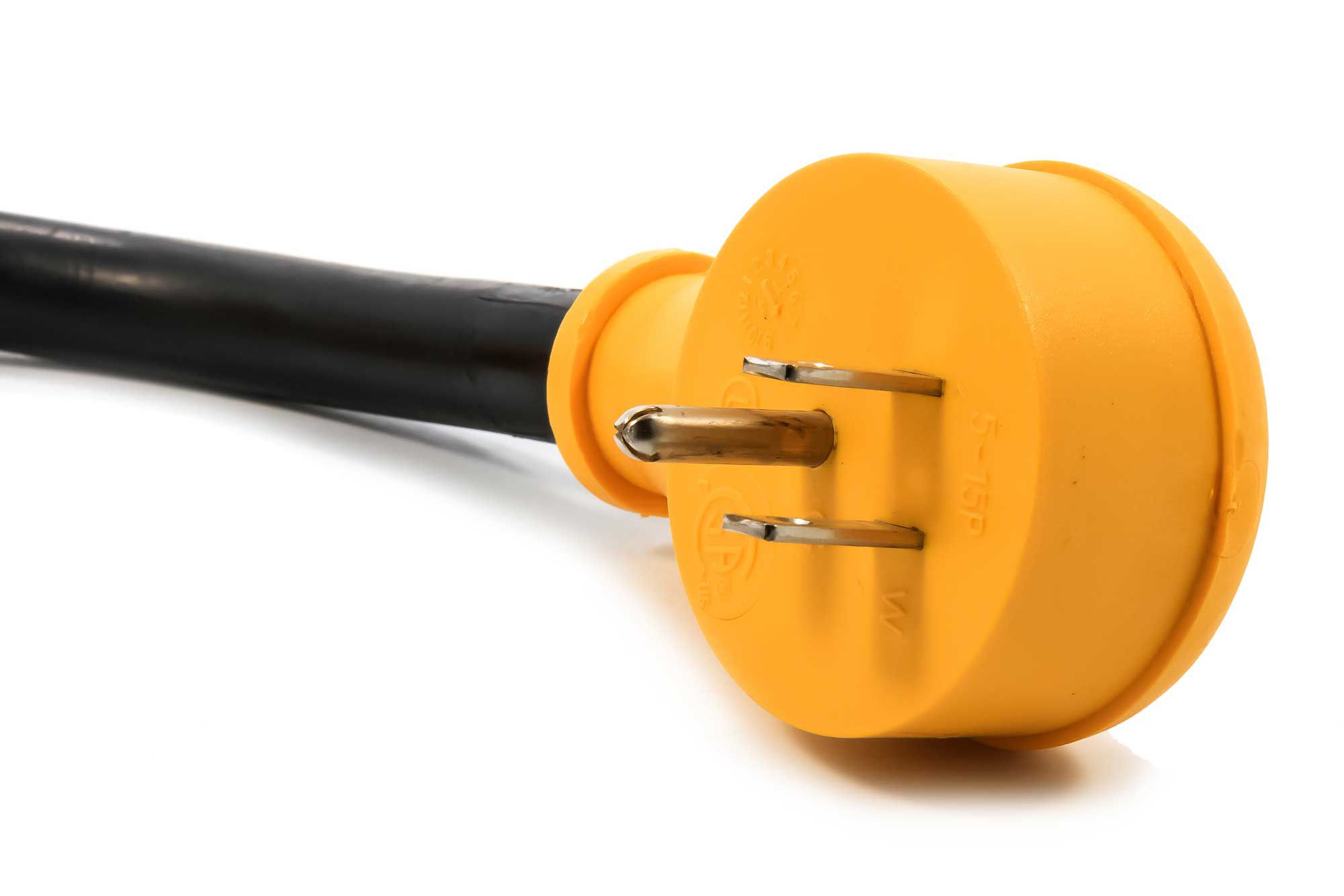 Camco RV PowerGrip 12” 15AM / 30AF Dogbone Electrical Adapter product image