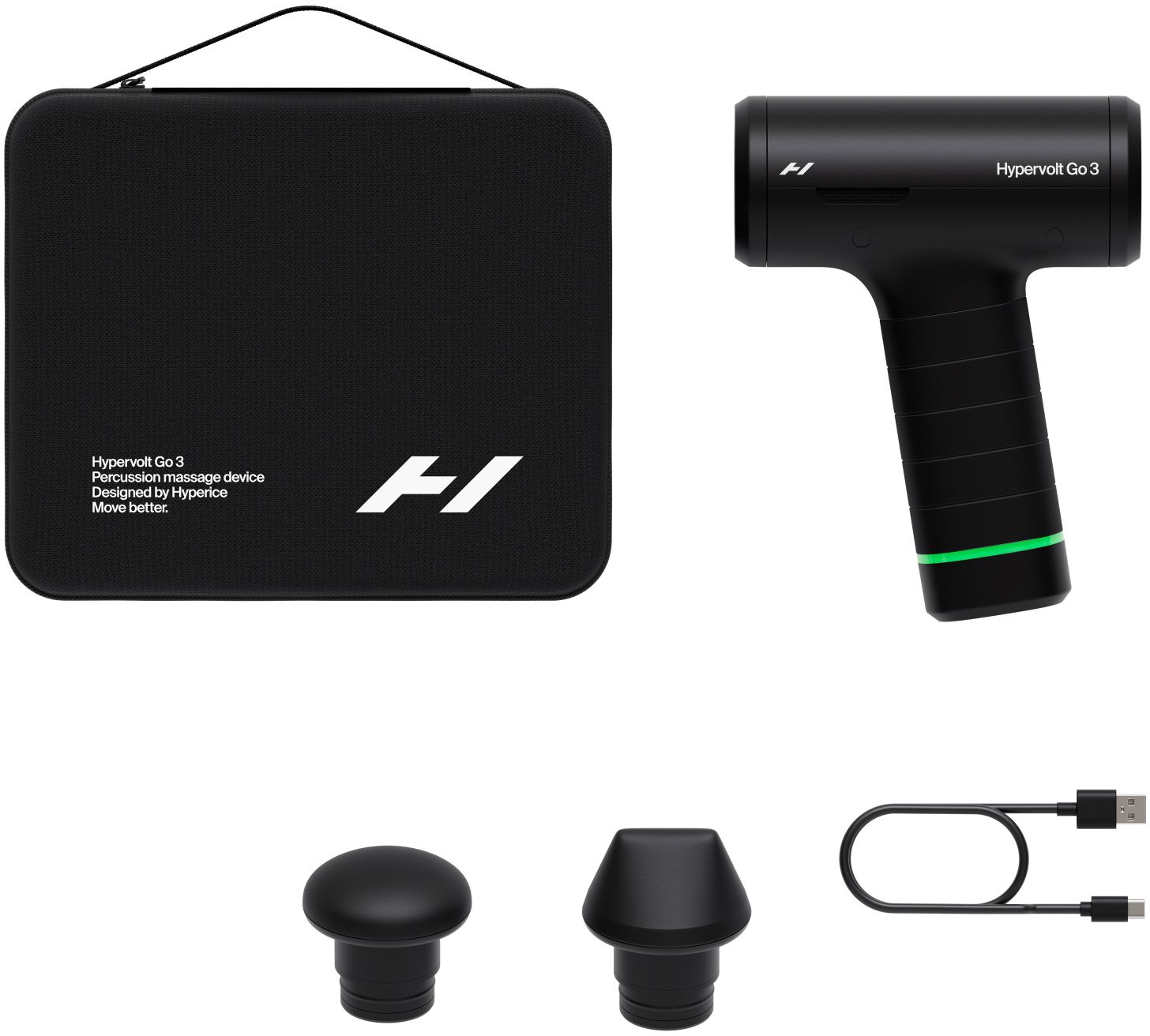 Hyperice Hypervolt Go 3 Percussion Massager product image