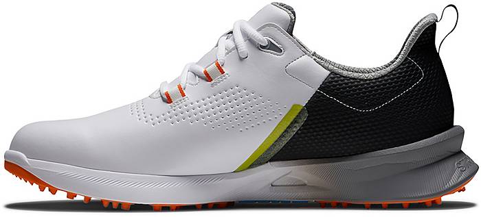 FootJoy Fuel Men's Golf Shoes - White/Orange/Black