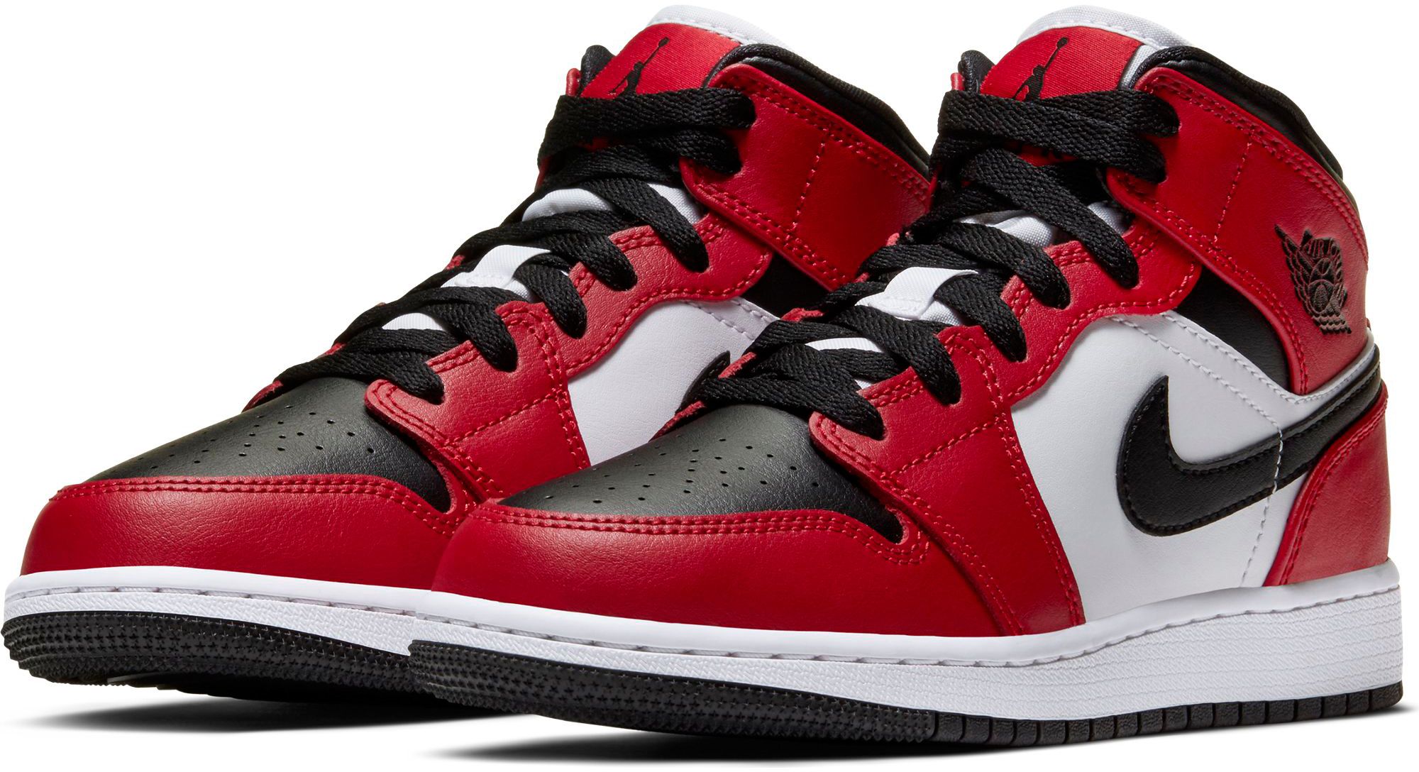 Jordan Kids' Grade School Jordan 1 Mid Basketball Shoes product image