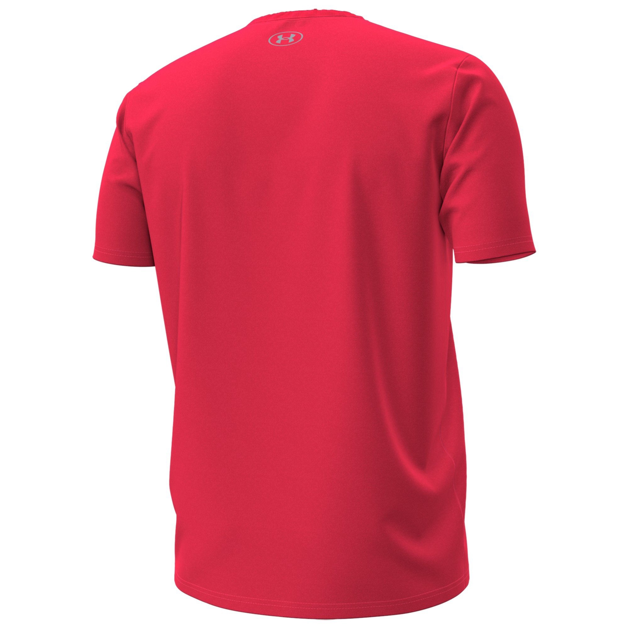 Under Armour Men's Utah Utes Performance Cotton Red T-Shirt product image