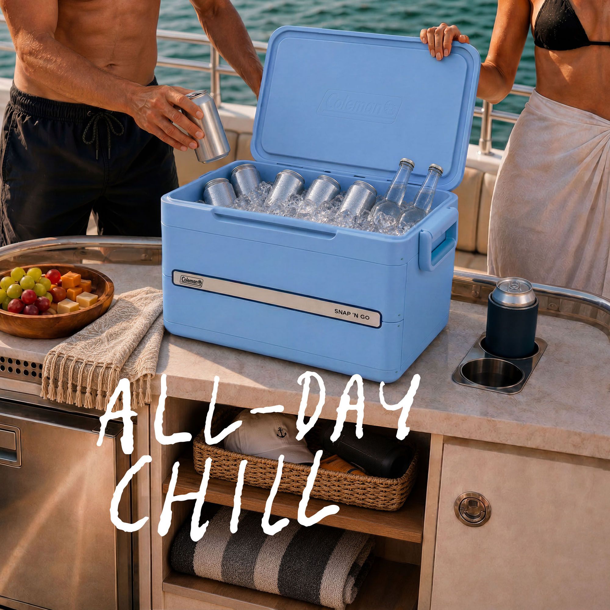 Coleman Snap 'N Go 55-Quart Collapsible Hard Cooler product image