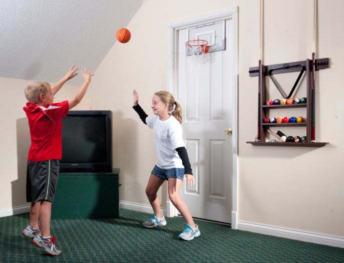 Spalding Nba Slam Jam Mini Basketball Hoop Set